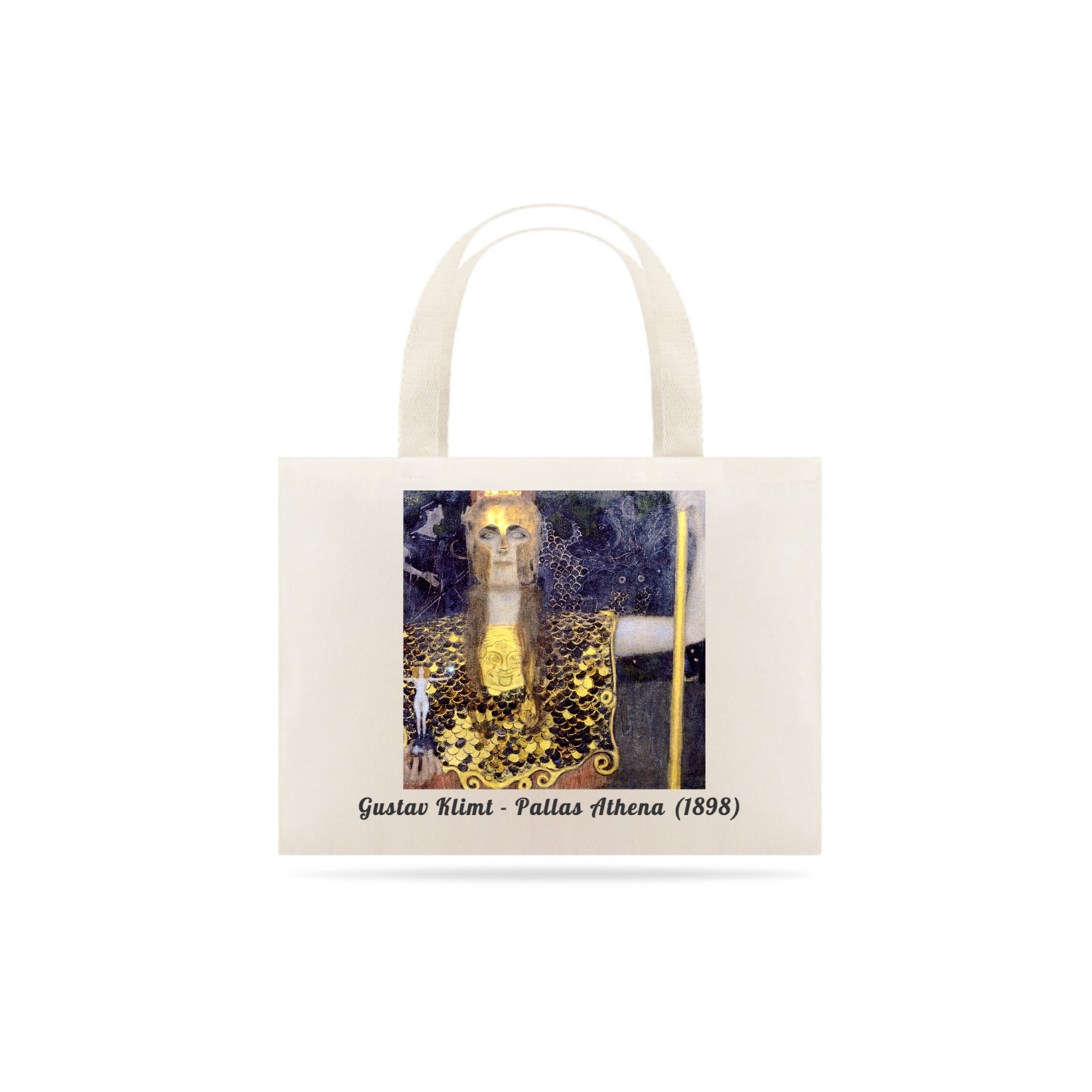 Nome do produto: Ecobag Gustav Klimt - Palas Atena