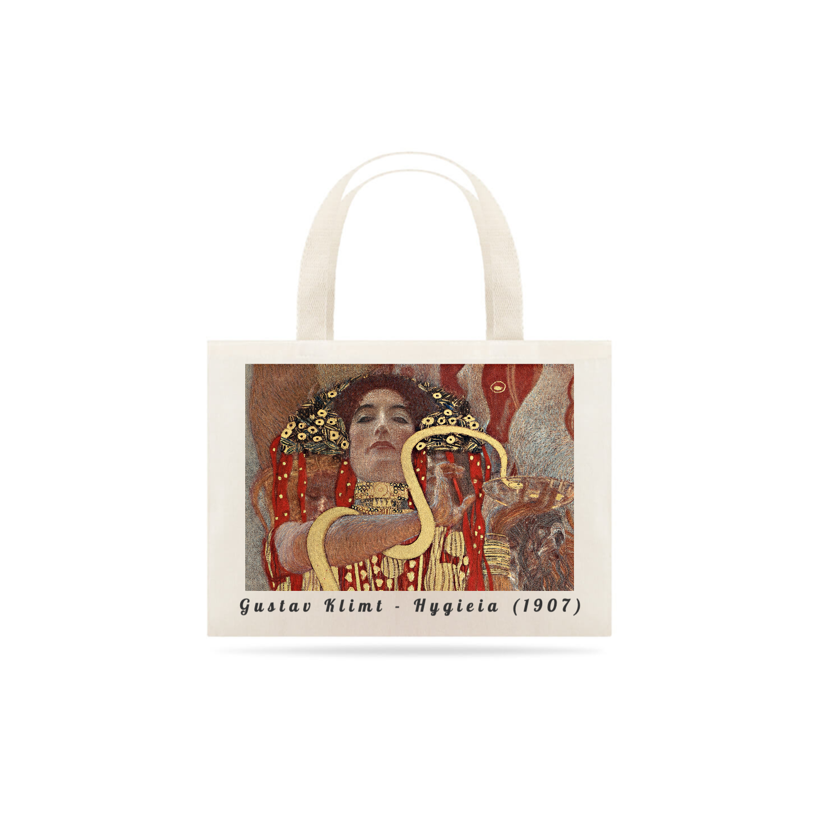 Nome do produto: Ecobag Gustav Klimt - Higia (closeup)