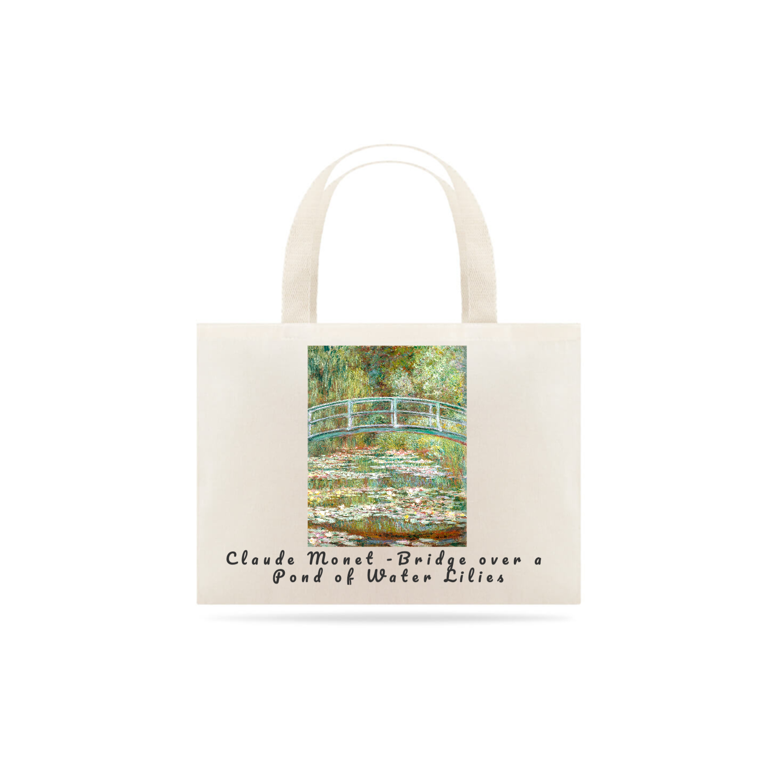 Nome do produto: Ecobag Claude Monet - Ponte sobre lago