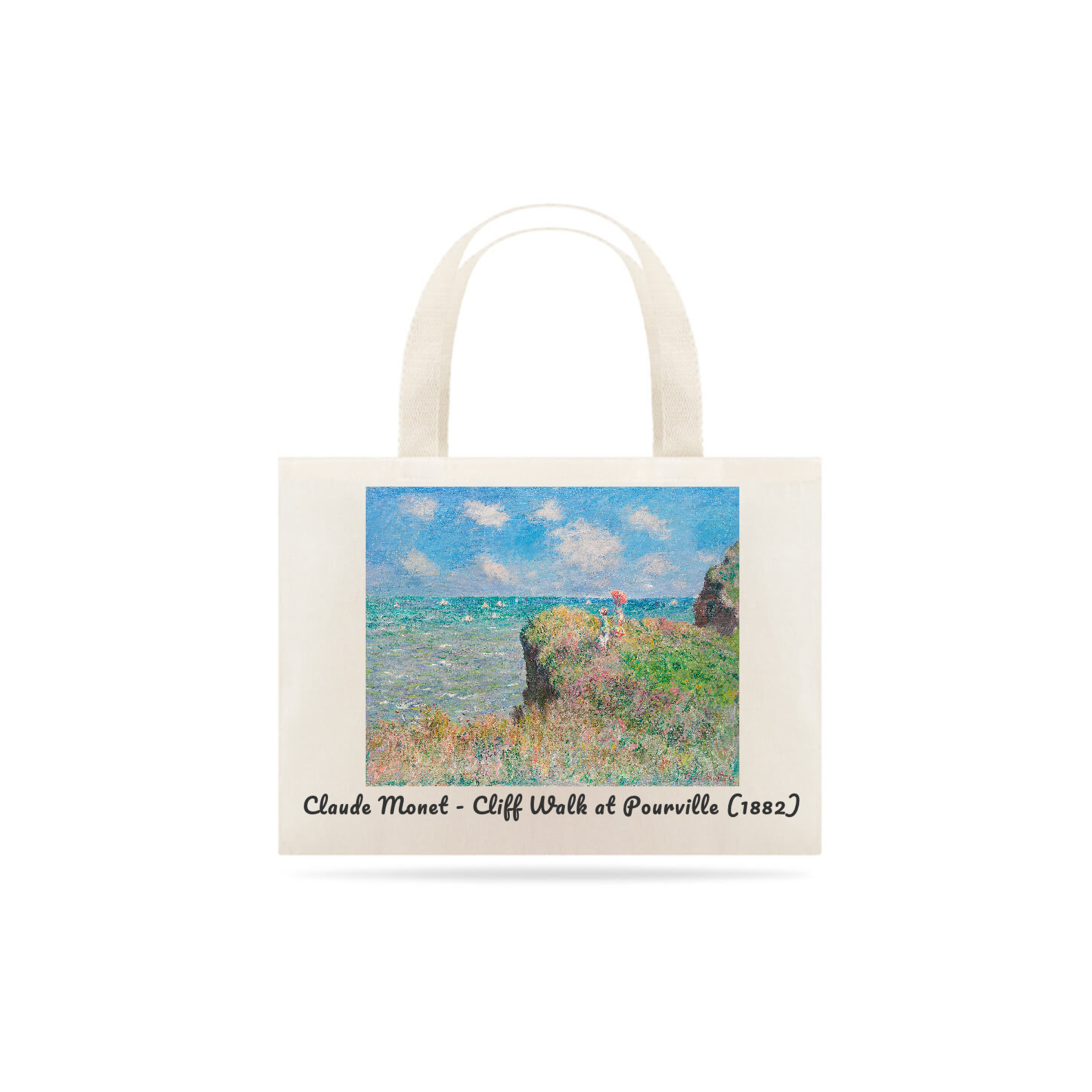 Nome do produto: Ecobag Claude Monet - Passeio no penhasco de Pourville