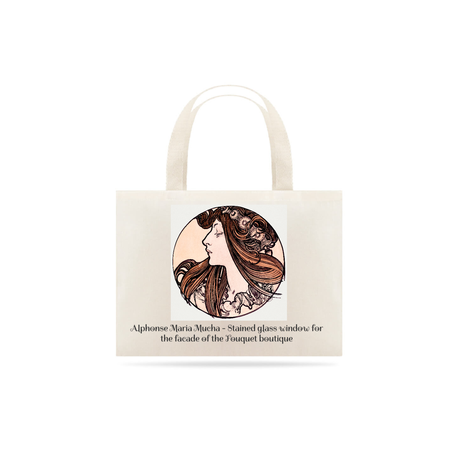 Nome do produto: Ecobag Alphonse Maria Mucha - Vitral para fachada da boutique Fouquet