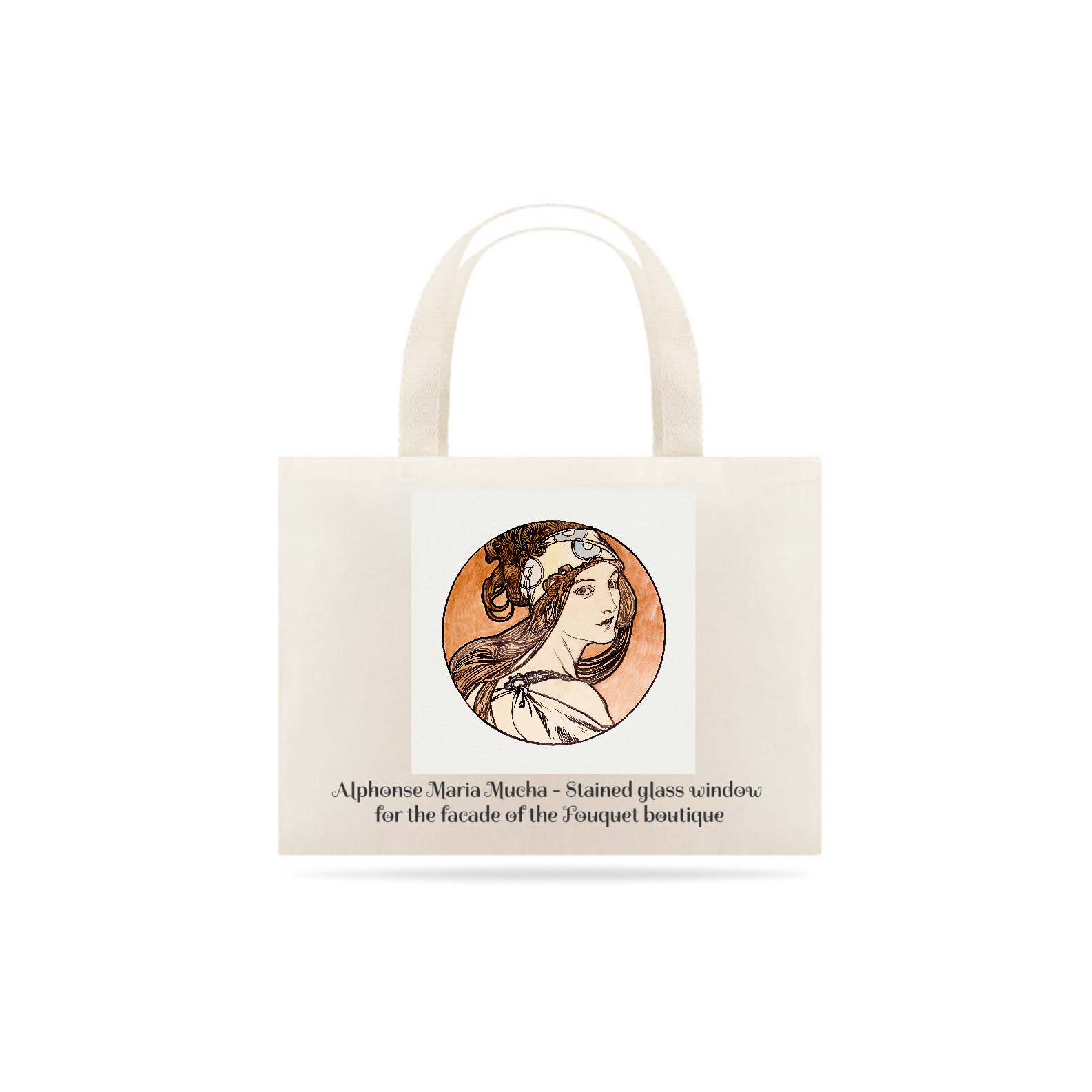 Nome do produto: Ecobag Alphonse Maria Mucha - Vitral para fachada da boutique Fouquet 3
