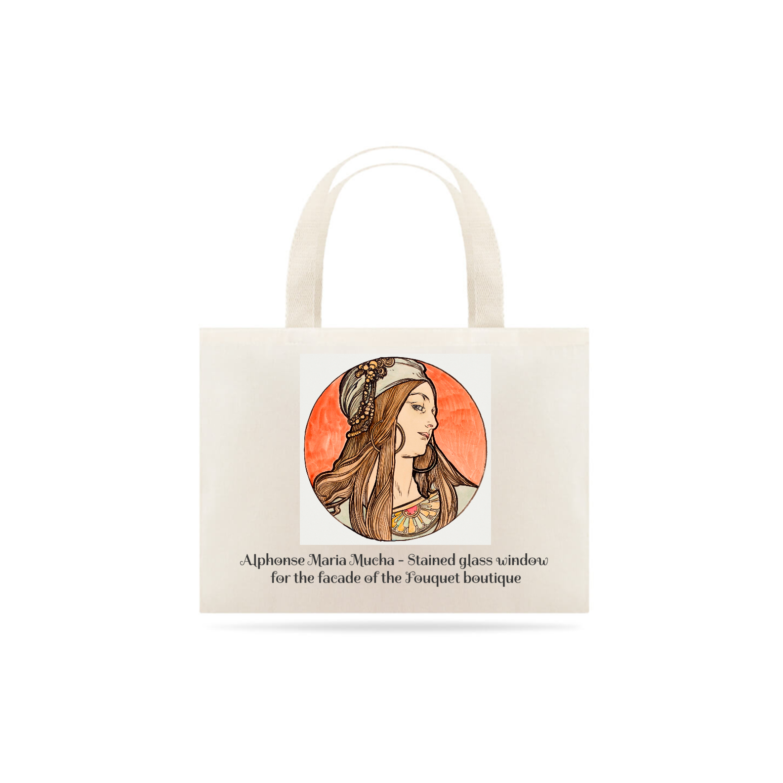 Nome do produto: Ecobag Alphonse Maria Mucha - Vitral para fachada da boutique Fouquet 5