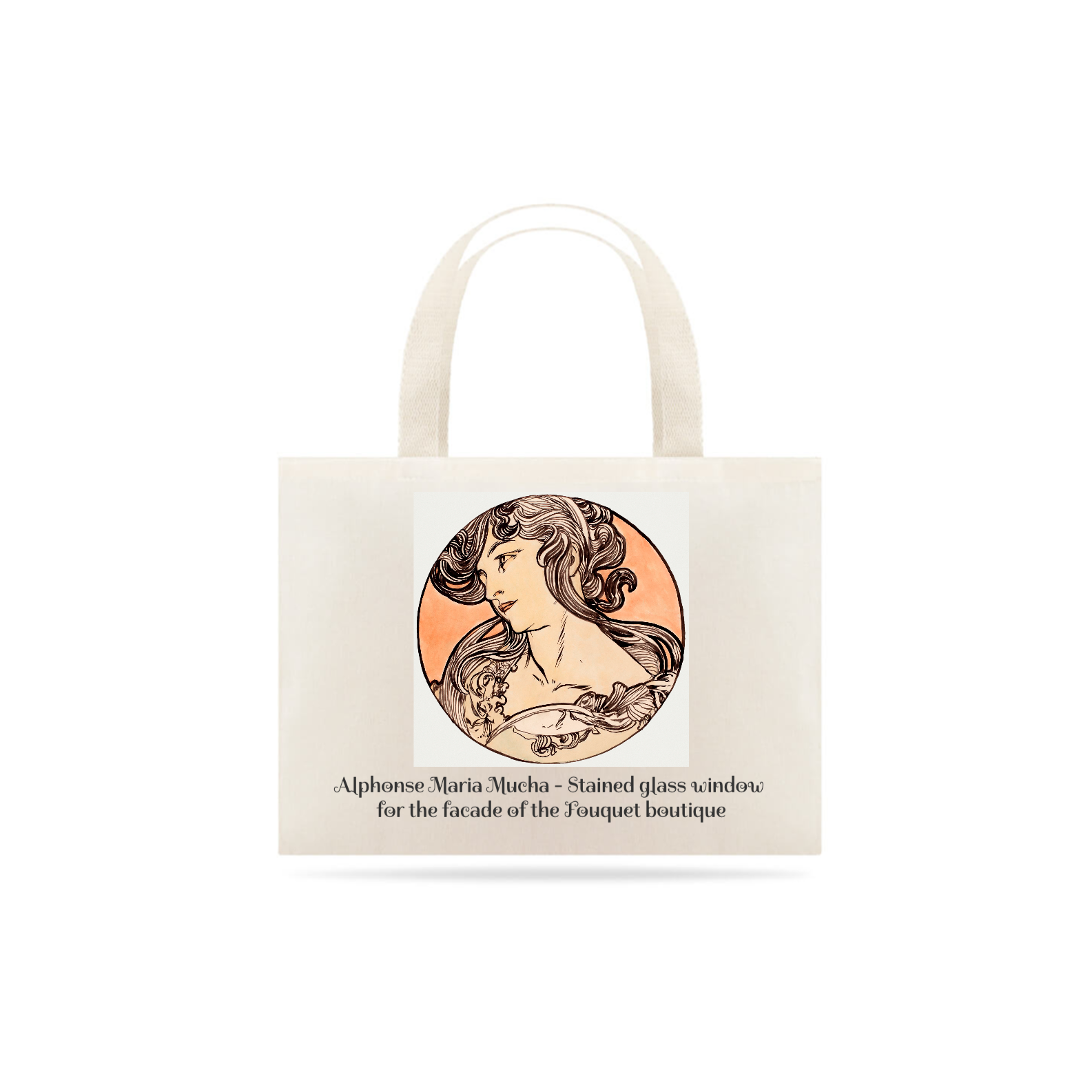 Nome do produto: Ecobag Alphonse Maria Mucha - Vitral para fachada da boutique Fouquet 9