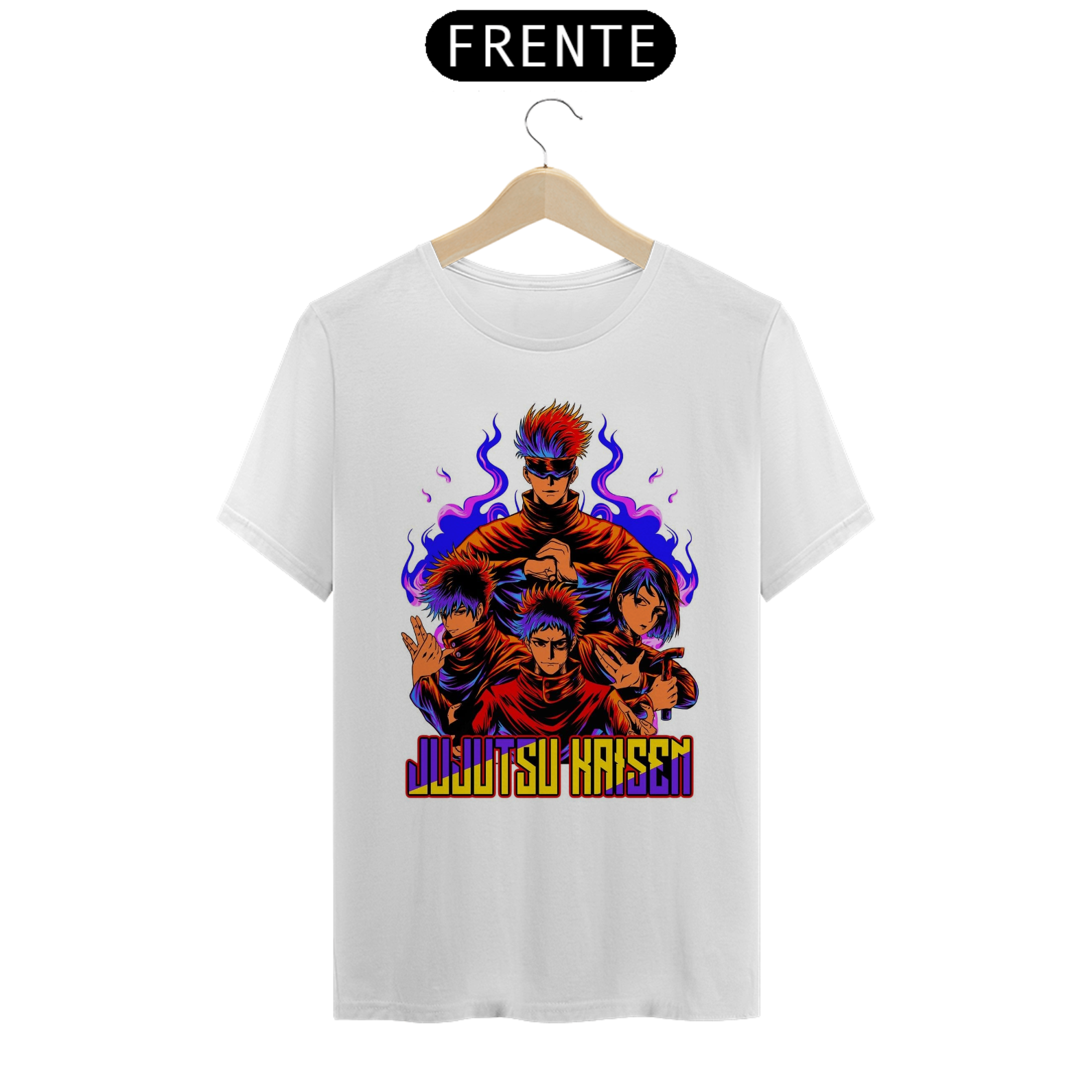 Nome do produto: camiseta T-Shirt Classic personalizada na temática de jujútsu kaizen