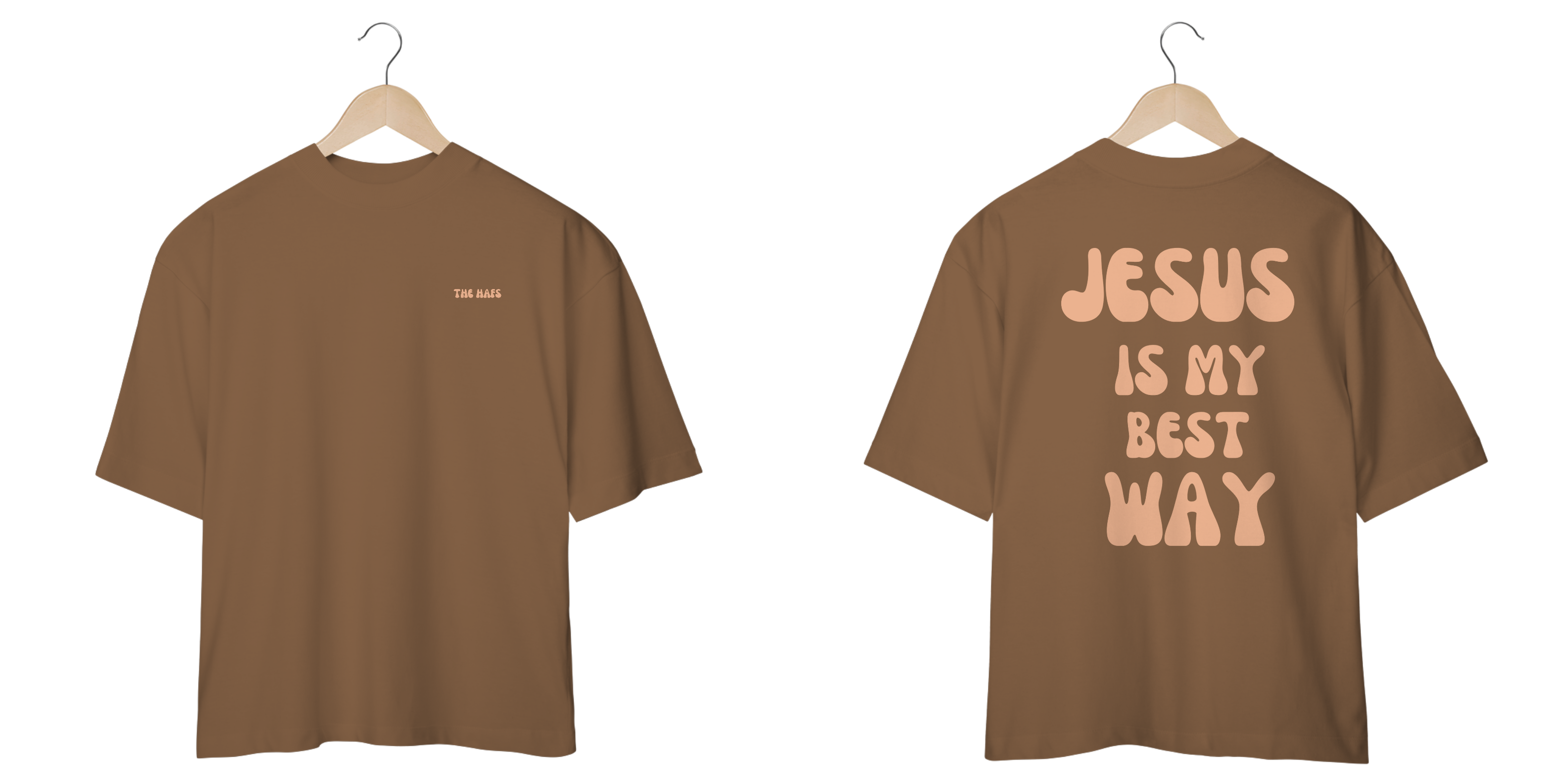 Nome do produto: CAMISETA OVERSIZED JESUS MY BEST WAY