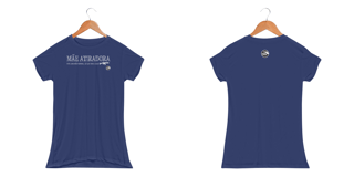 Mãe Atiradora Coloridas Dry Fit Baby Look Papo de Atirador