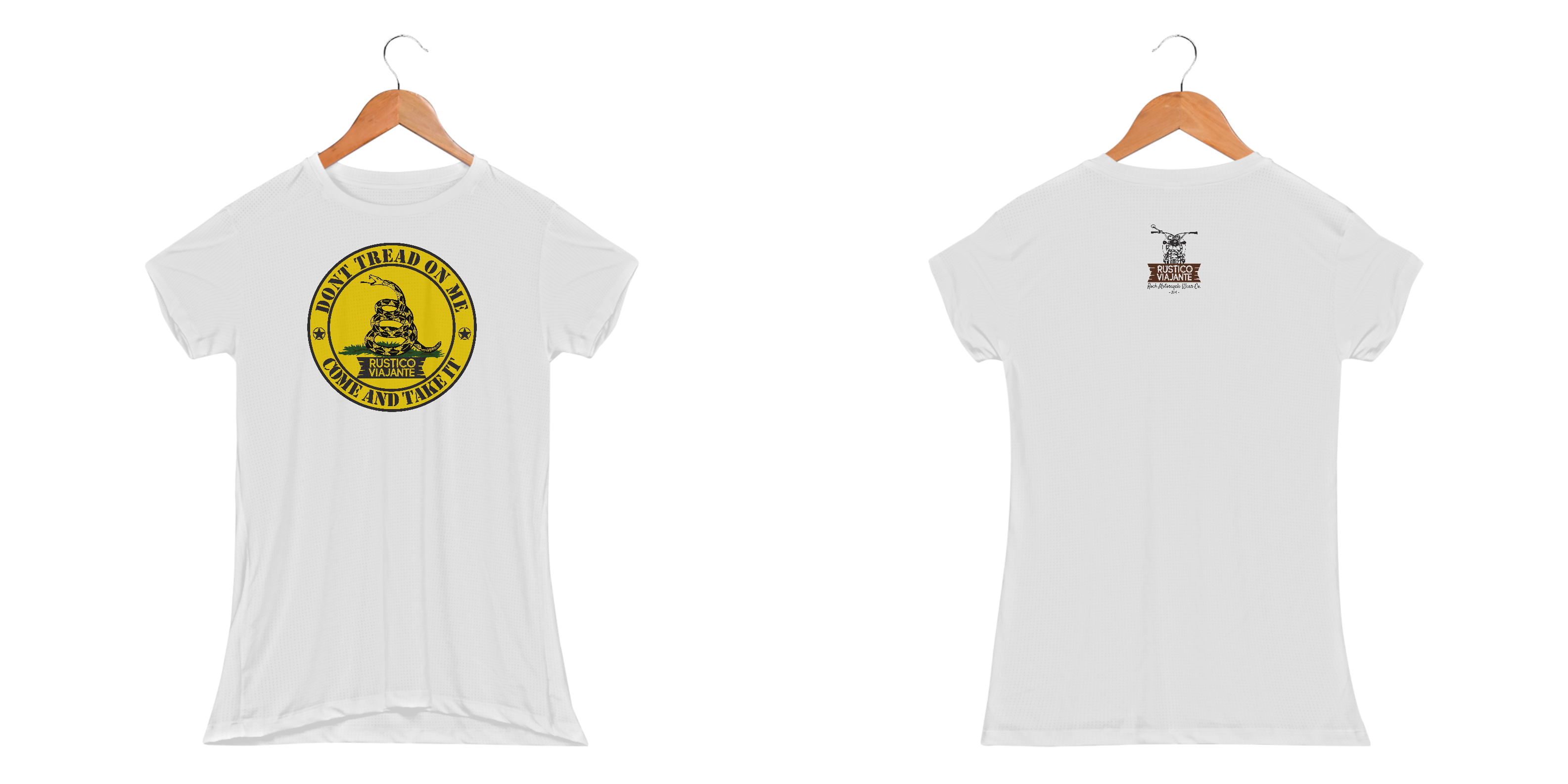 Don't Tread Rústico Dry Fit Baby Look