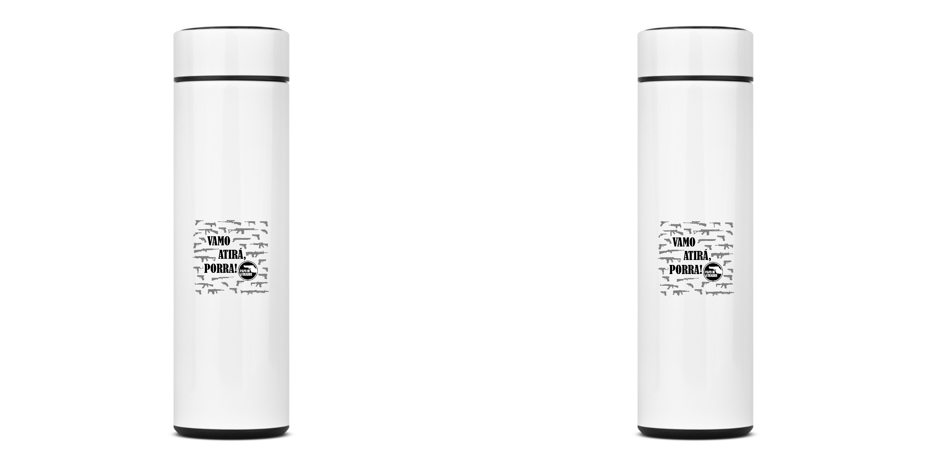 Garrafa Térmica Vamo Atirá