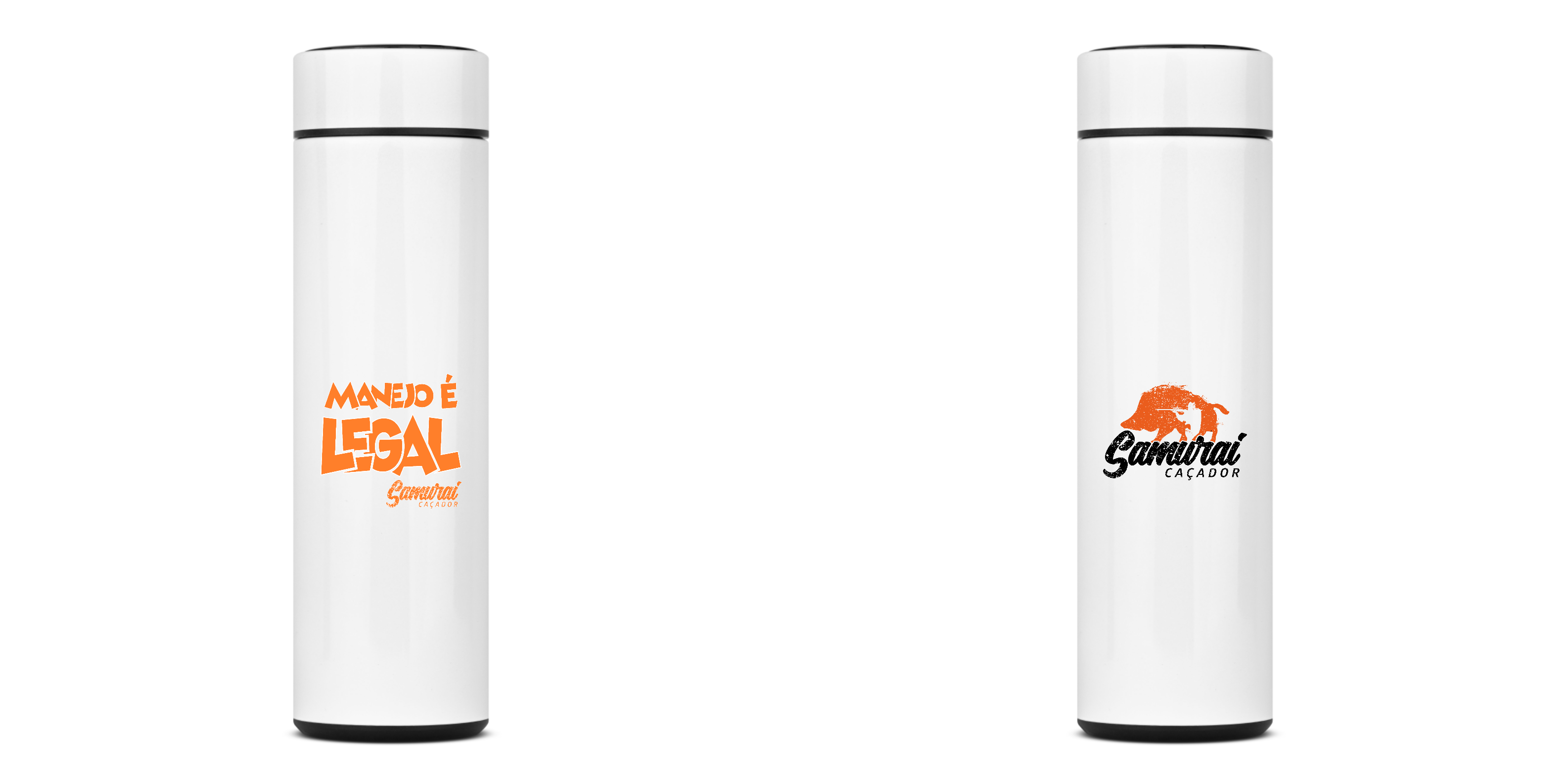 Garrafa Térmica Manejo é legal Samurai Caçador