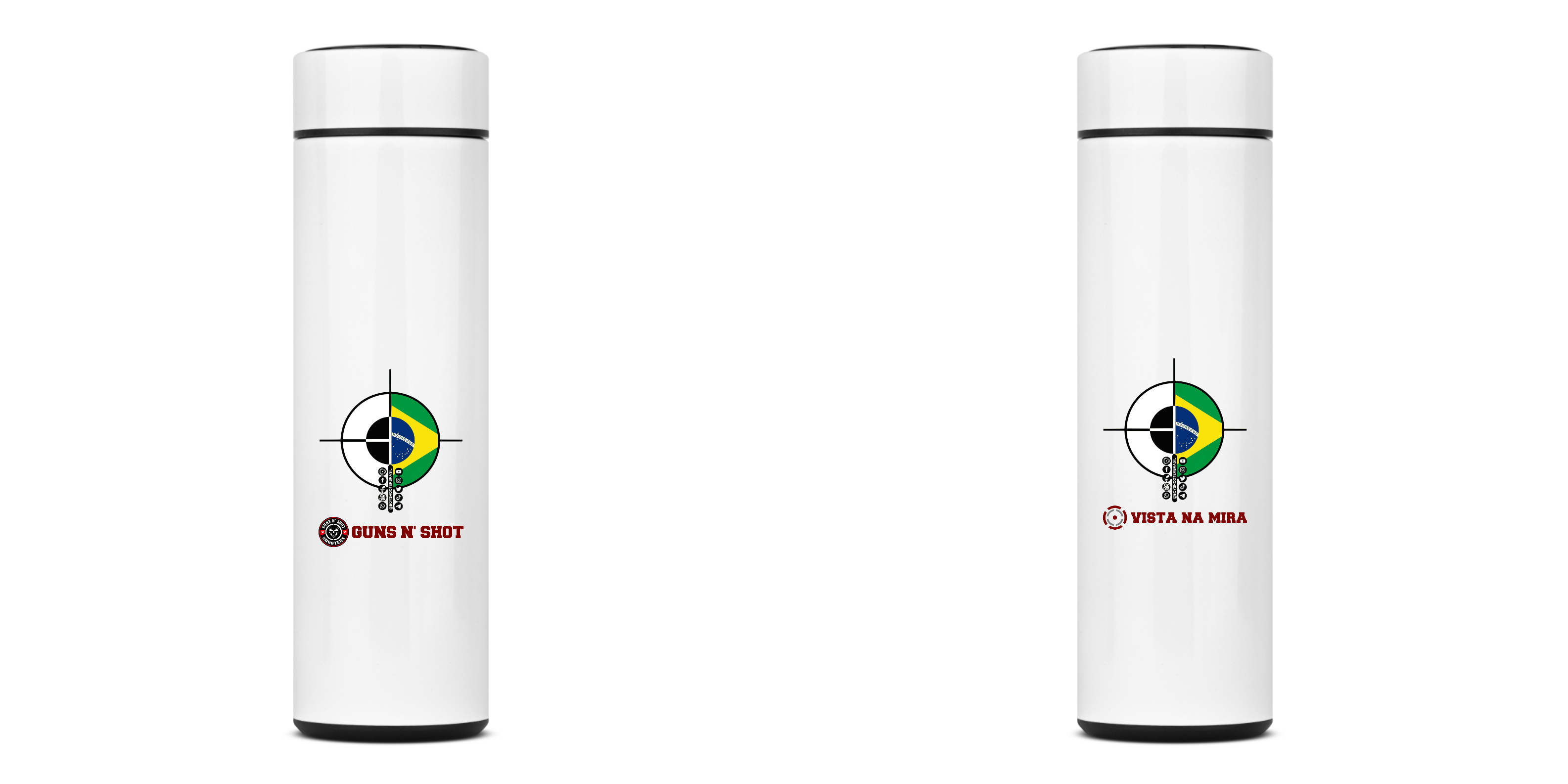 Garrafa Térmica BoyShooterBrasil Vista na MIra