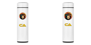 Garrafa Térmica Até ele sabe Canhoto Armamentista