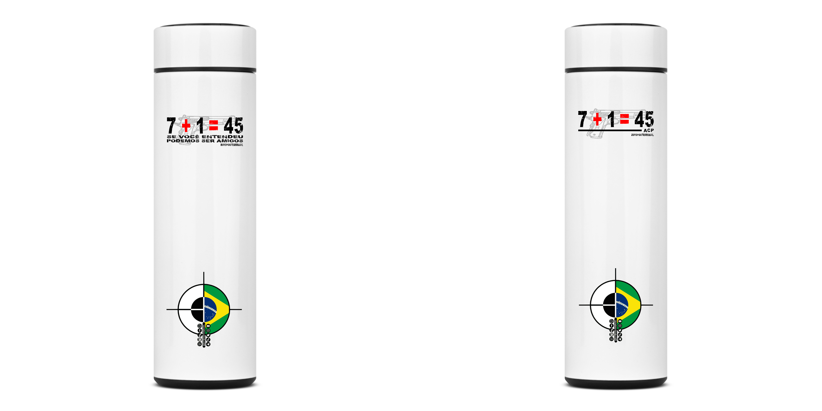 Garrafa Térmica 7+1=45 BoyShooterBrasil