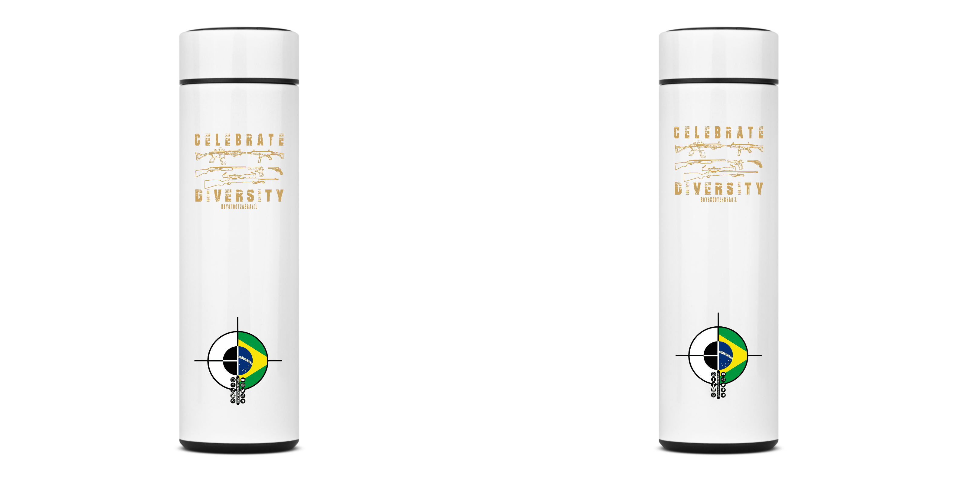 Garrafa Térmica Celebrate BoyShooterBrasil 