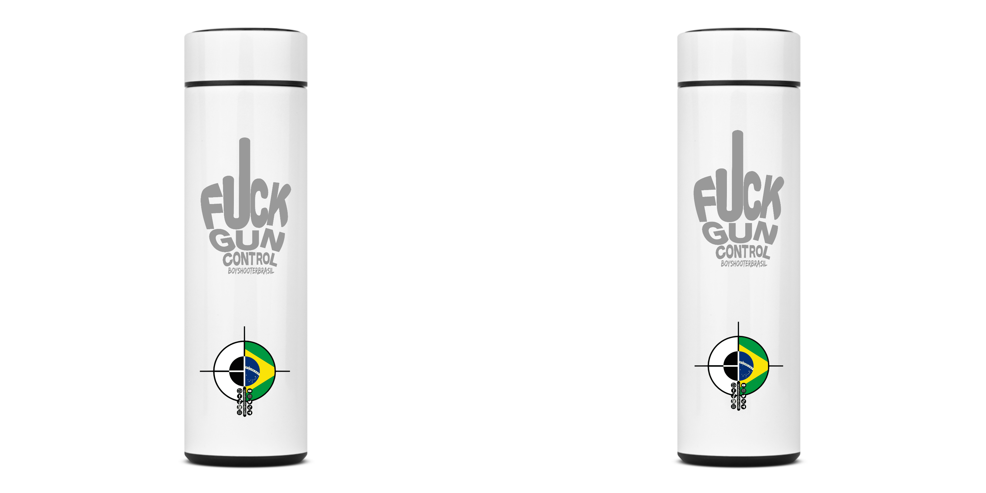 Garrafa Térmica Gun Control BoyShooterBrasil
