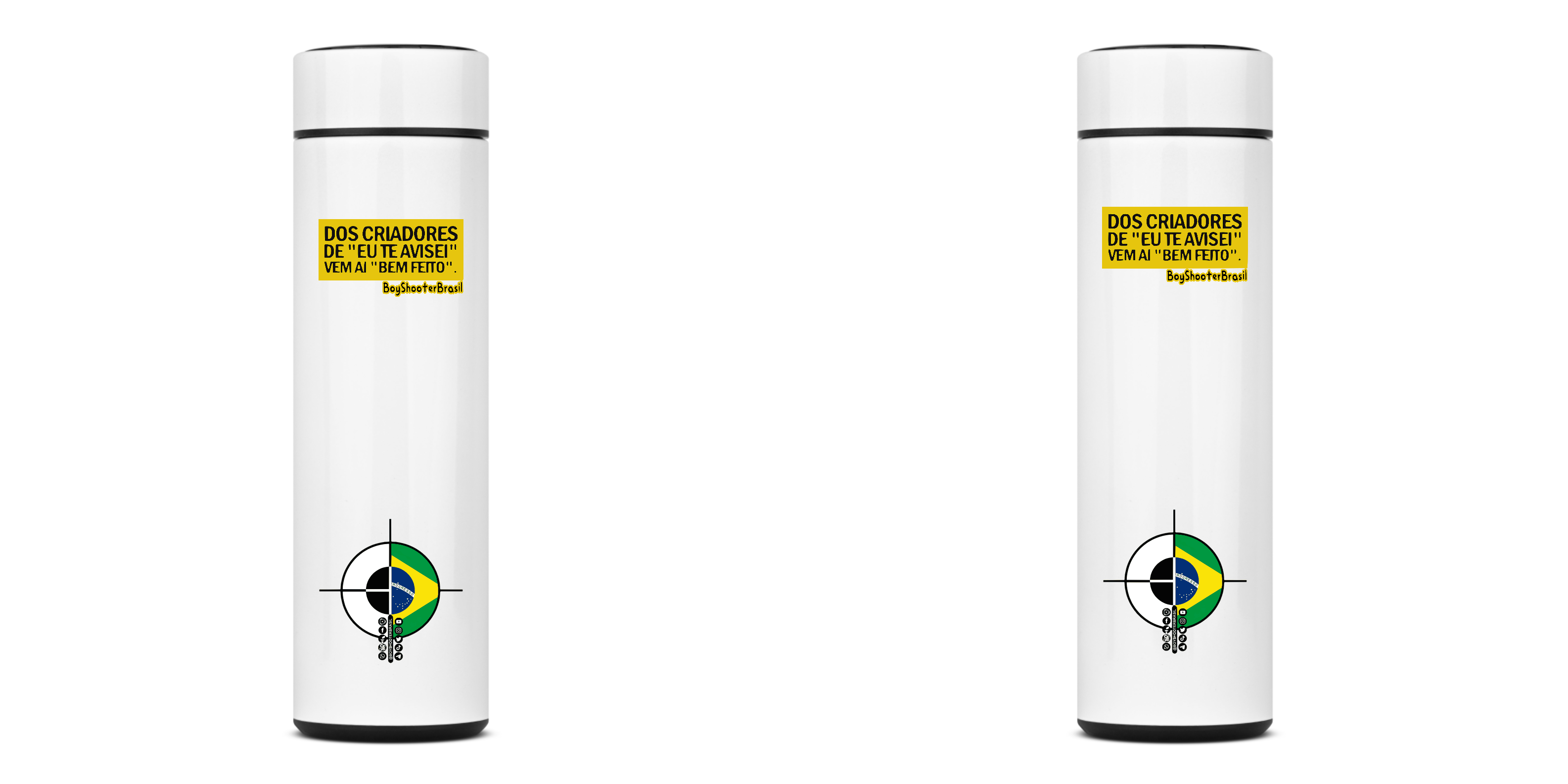 Garrafa Térmica Bem feito BoyShooterBrasil 2