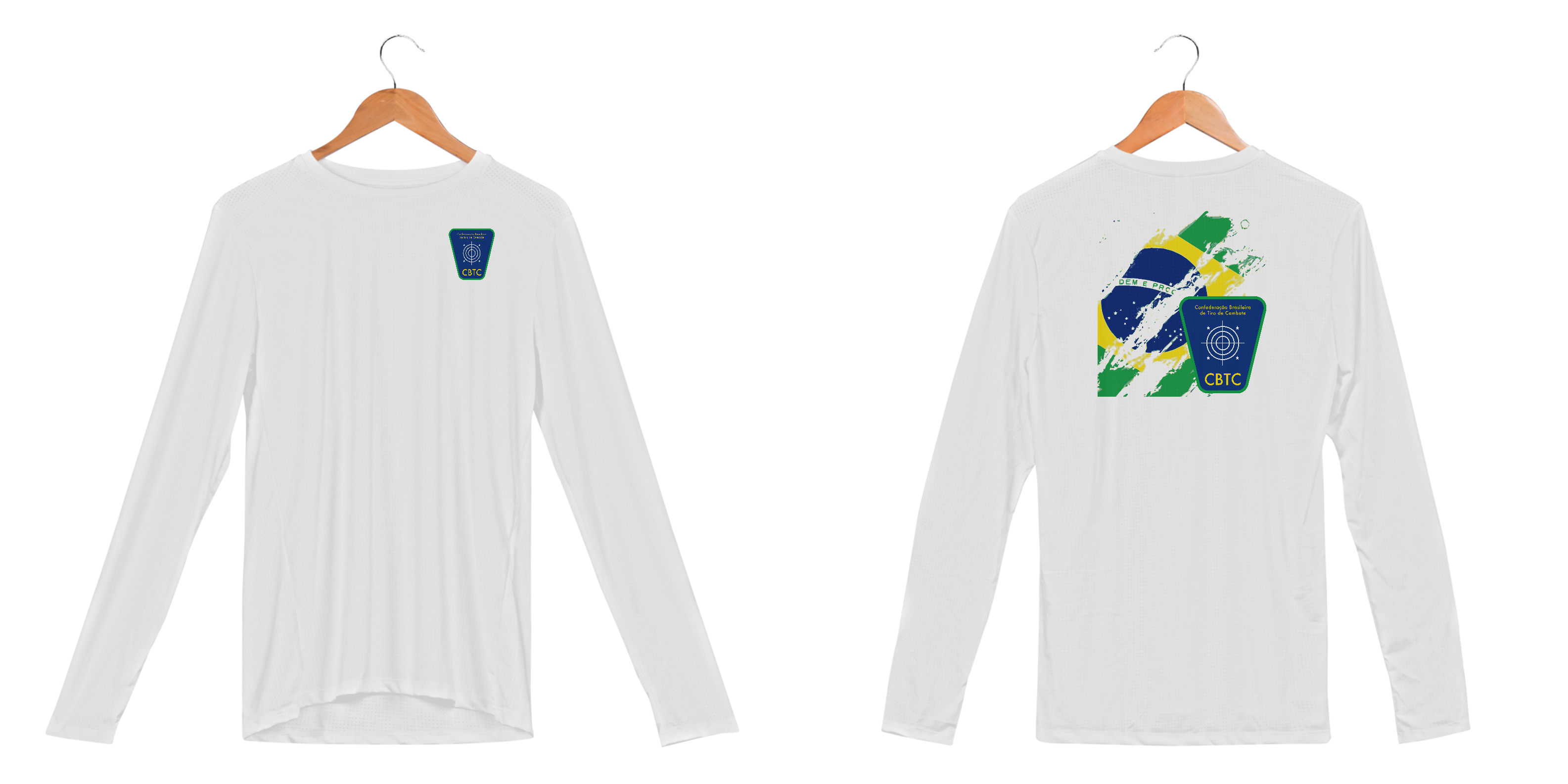 Dry Fit  Manga Longa CBTC Brasil