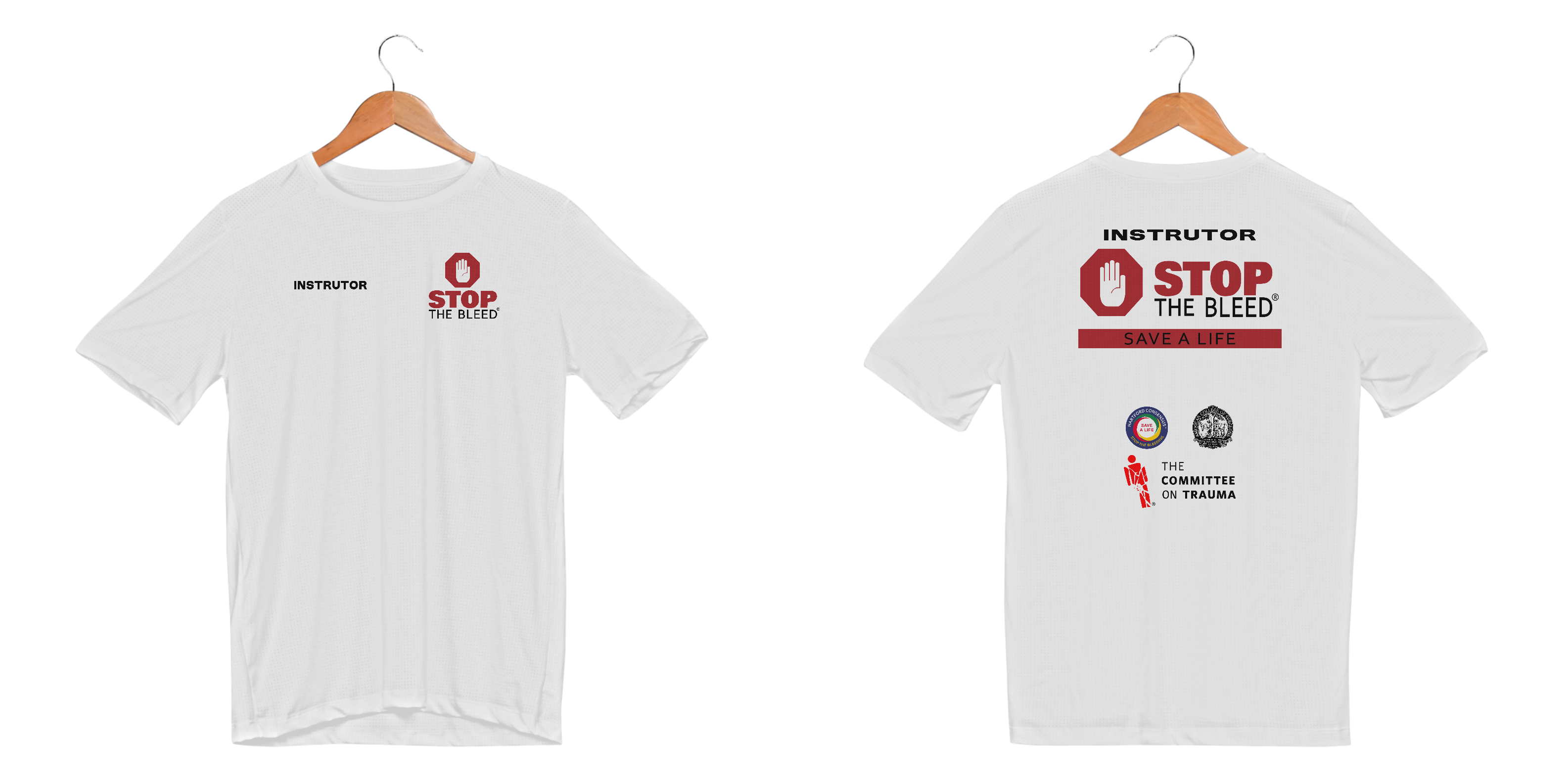 Instrutor Stop The Bleed Dry Fit Branca