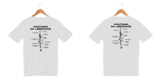 Anatomia da Liberdade Dry Fit BoyShooterBrasil
