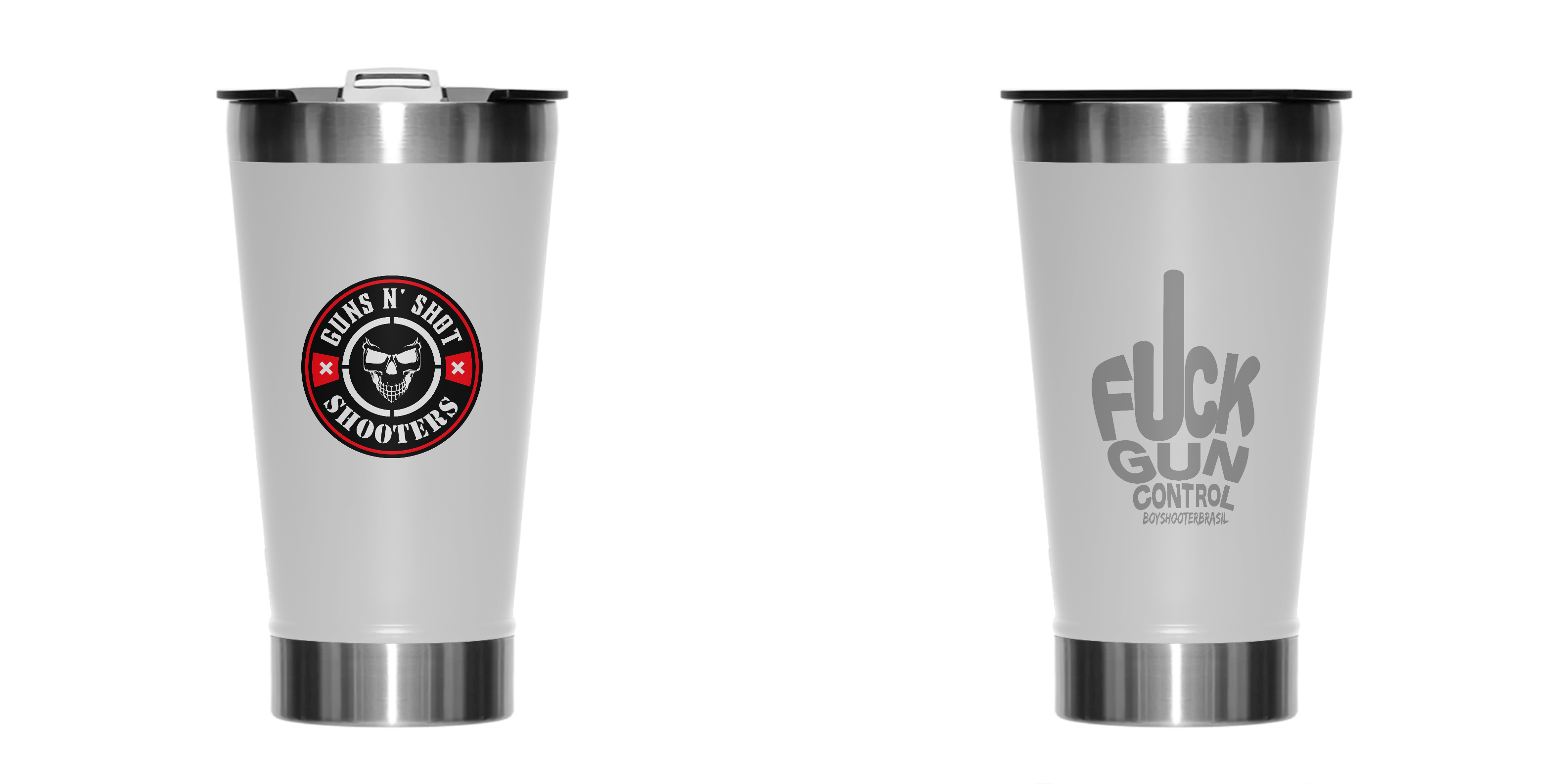 Copo Térmico Gun Control BoyShooterBrasil Guns N