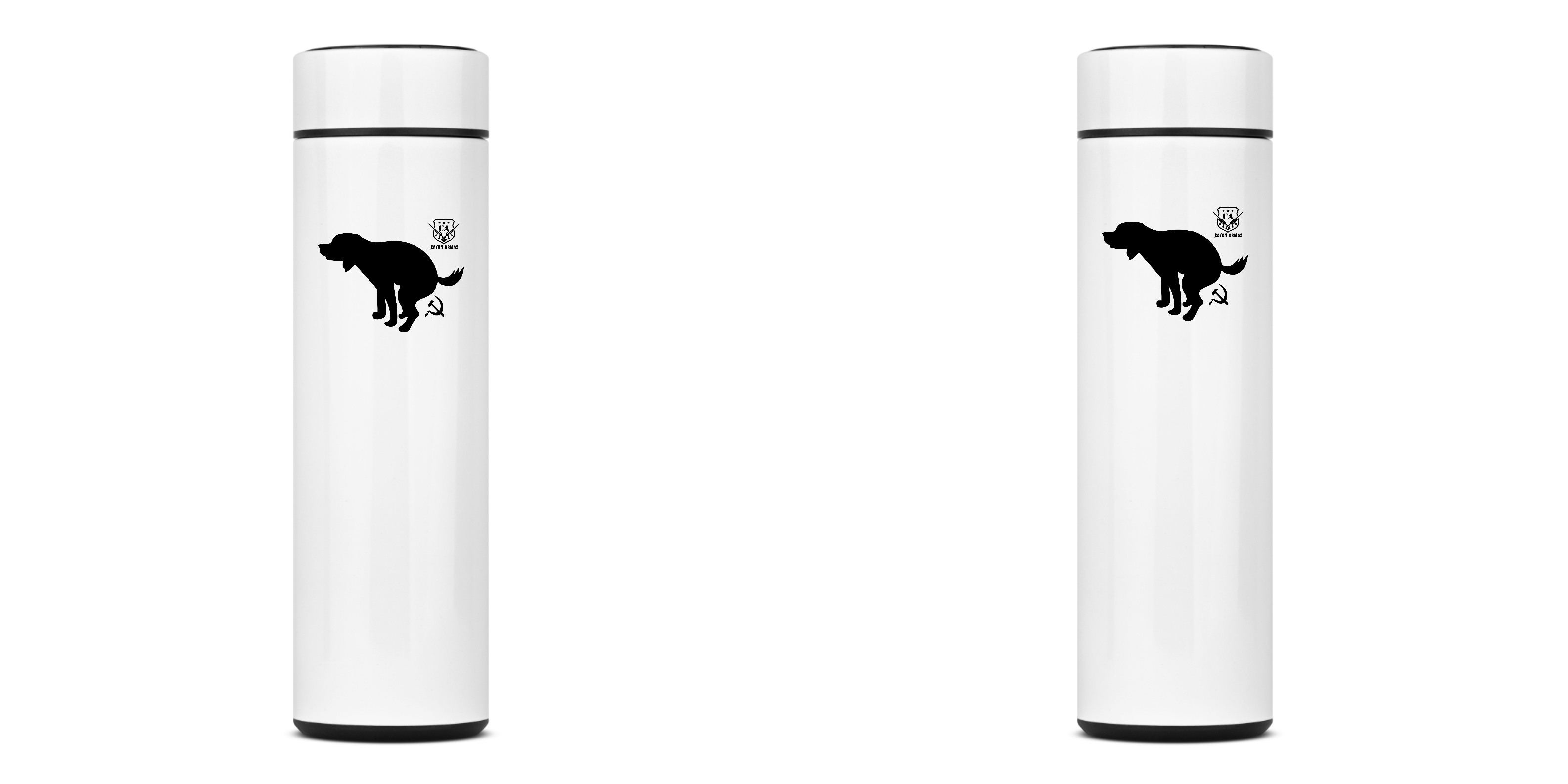 Garrafa Térmica Doguinho Anti Cayan Armas