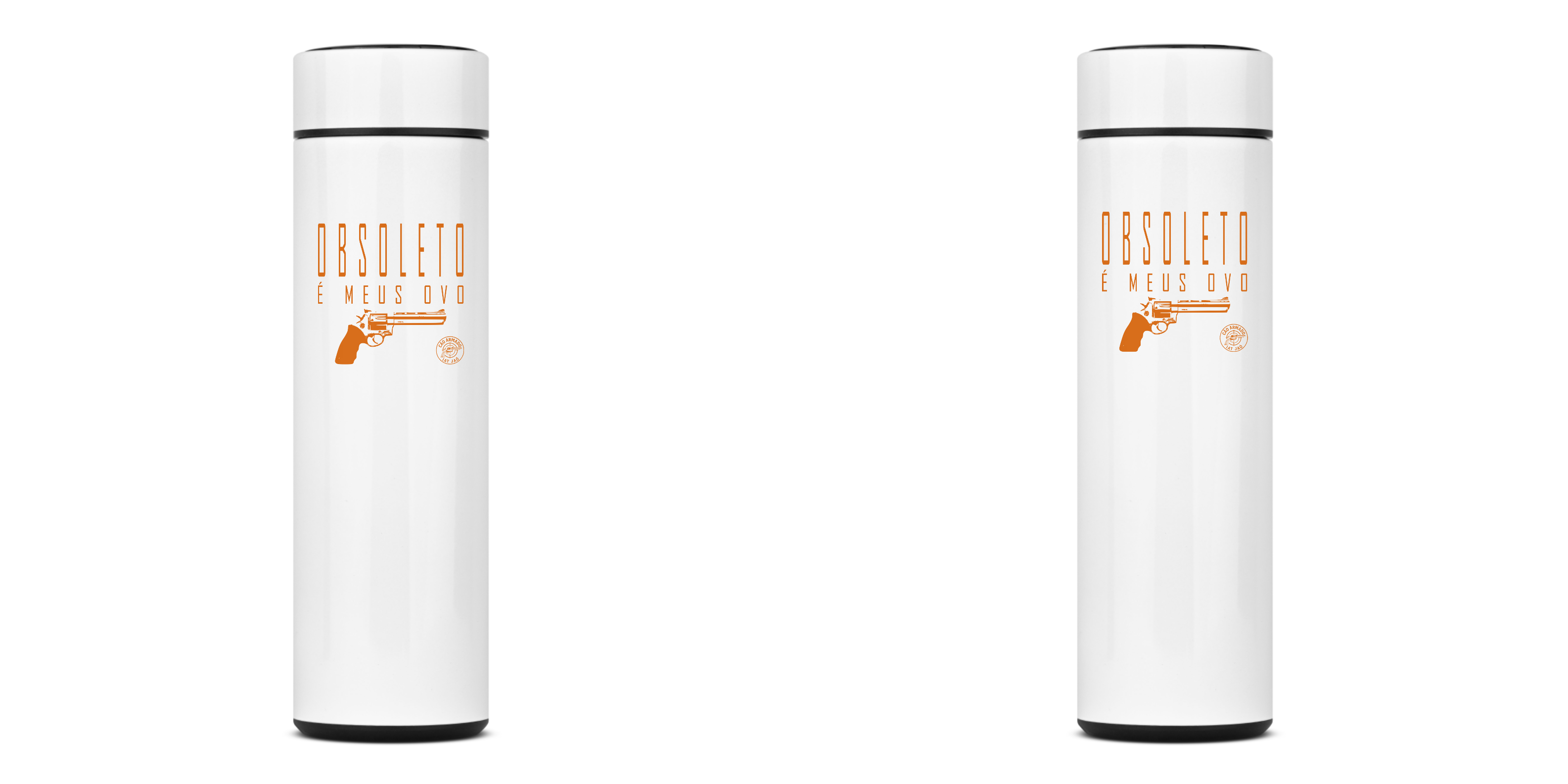 Garrafa Térmica Obsoleto Cão Armado