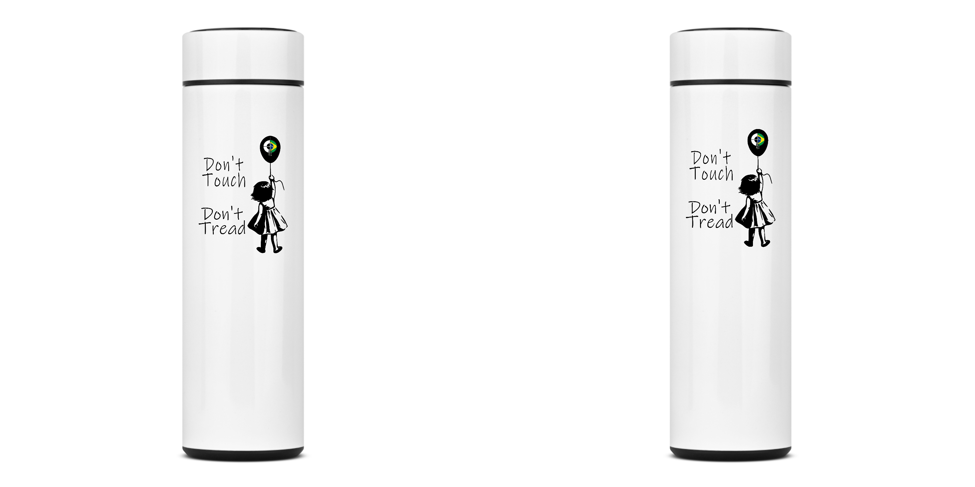 Garrafa Térmica Don't Touch BoyShooterBrasil