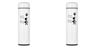 Garrafa Térmica Don't Touch BoyShooterBrasil