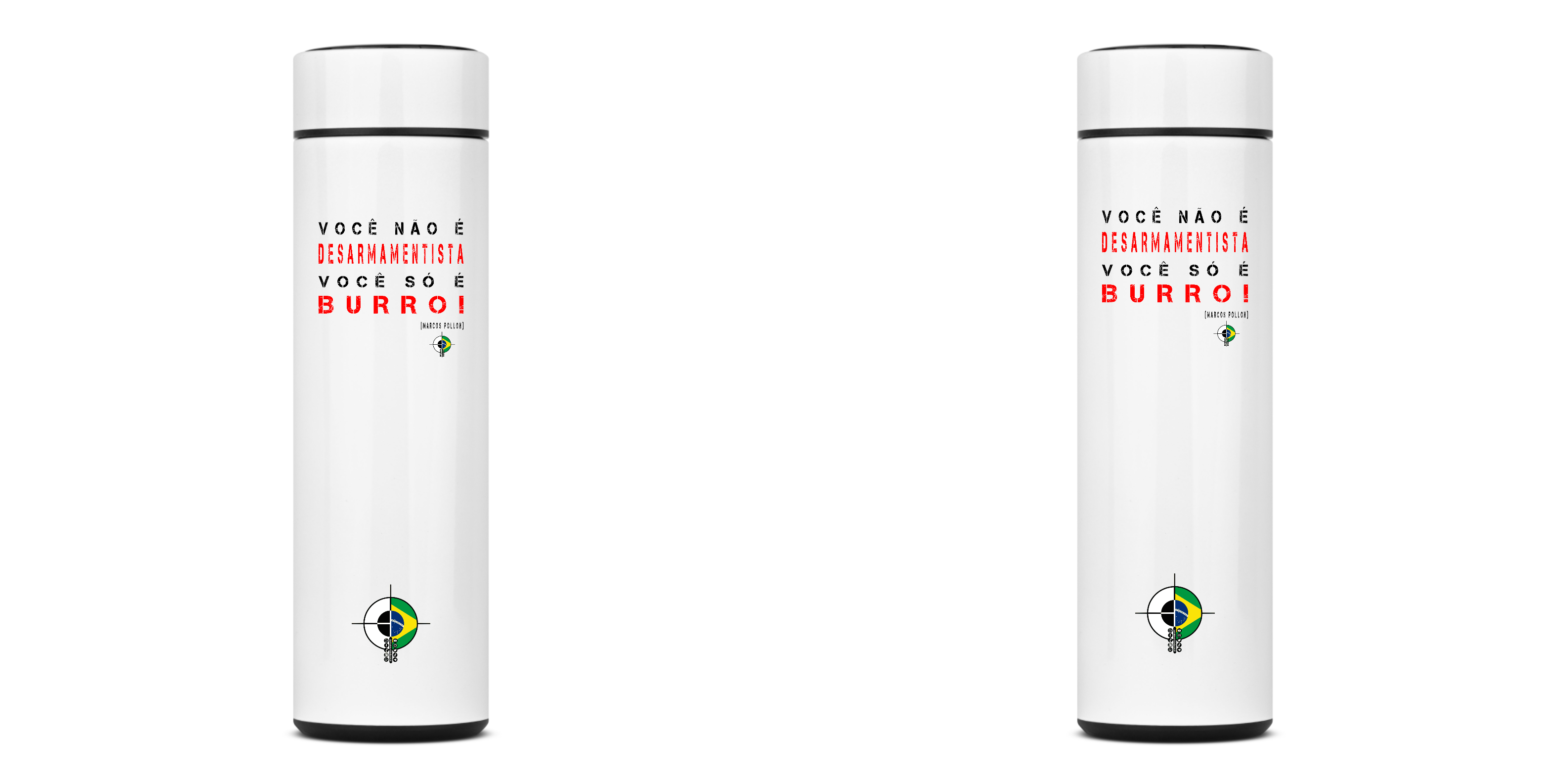 Garrafa Térmica Só Burro BoyShooterBrasil 