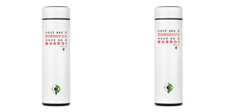 Garrafa Térmica Só Burro BoyShooterBrasil 