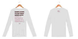 Checklist Brenda Provesi Pólvora com Blush Dry Fit manga longa