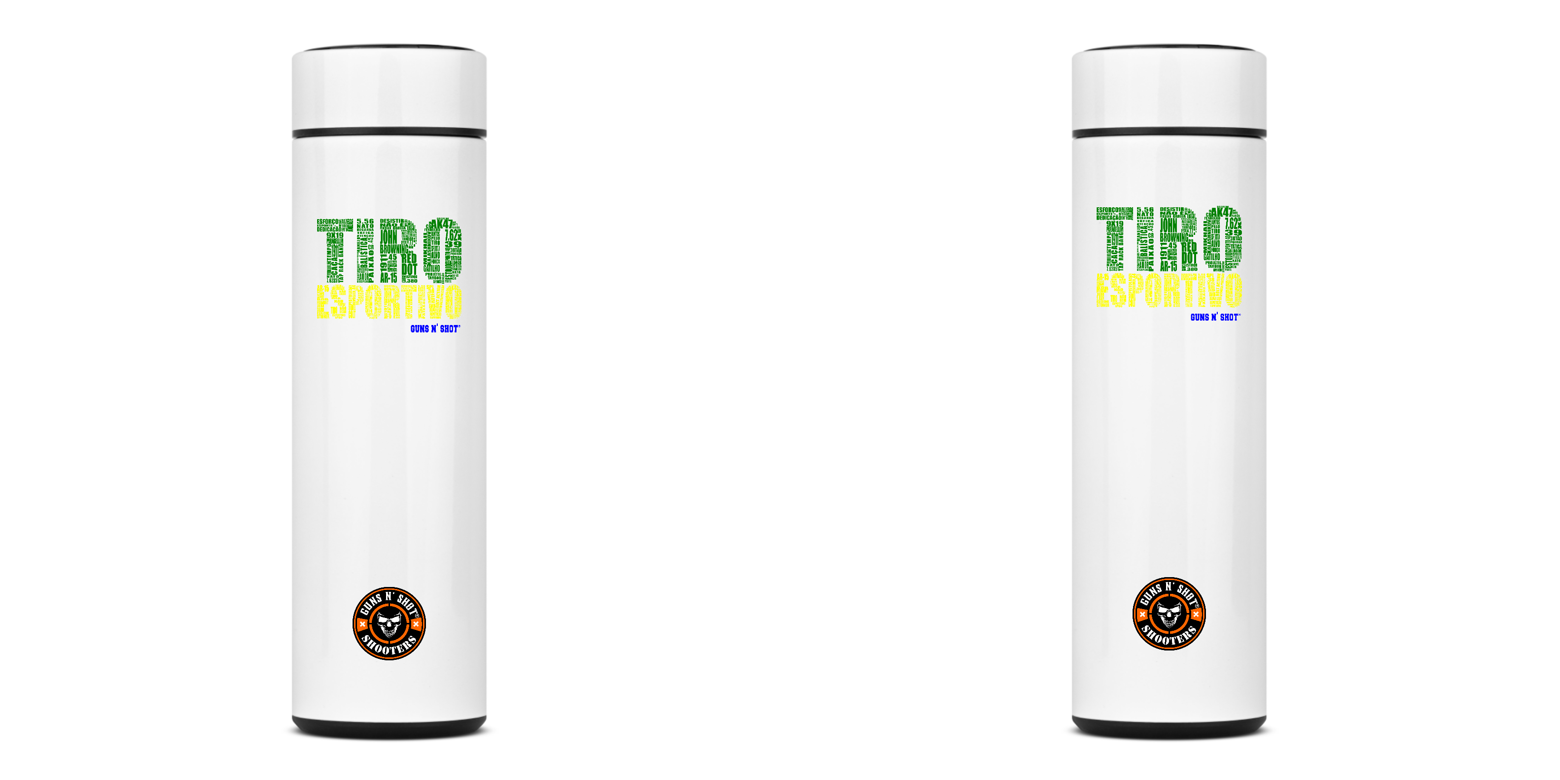 Garrafa Térmica Quebra Cabeça Tiro Esportivo 