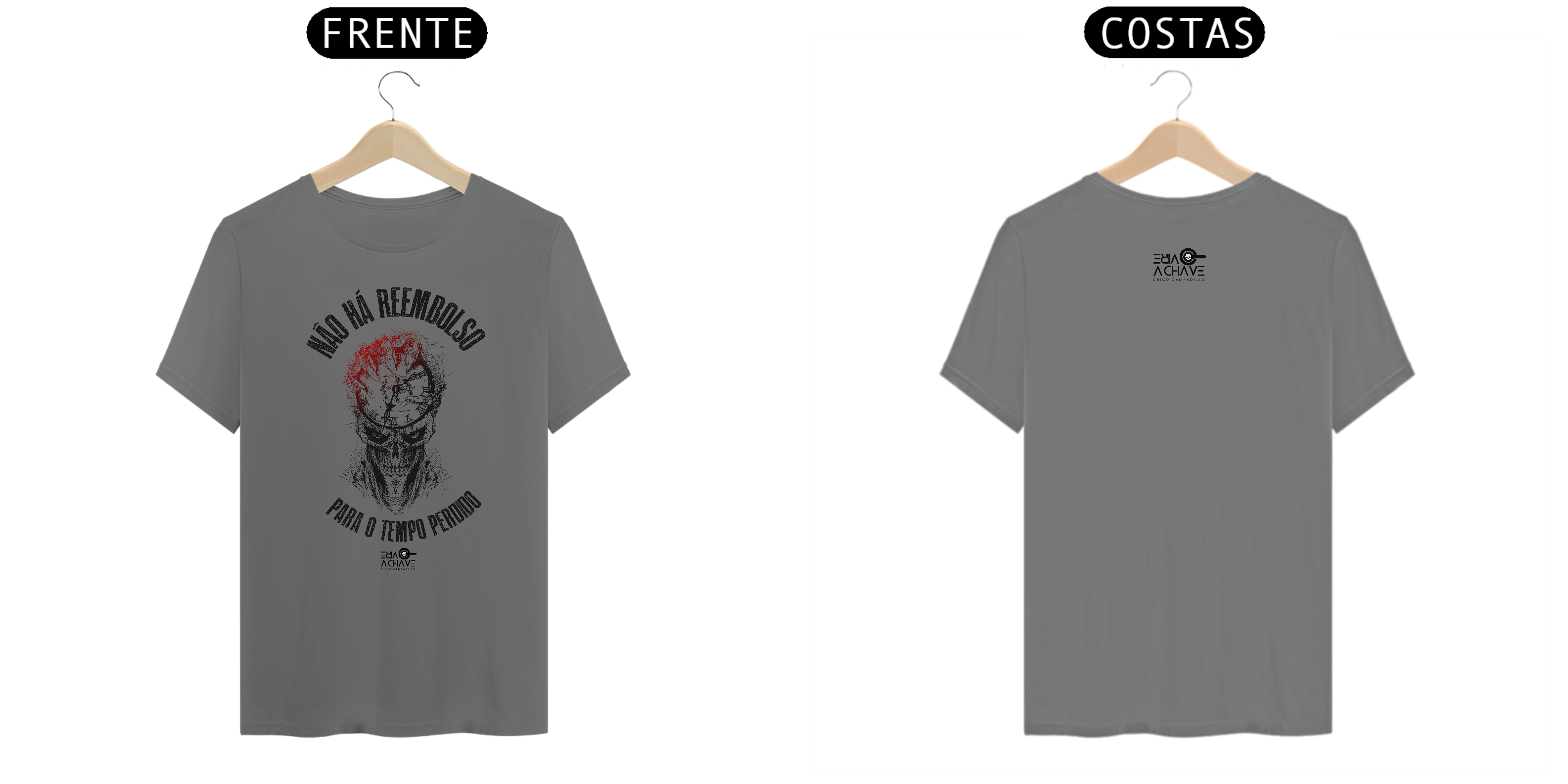  Não há reembolso Chico Campadello Camiseta Estonada