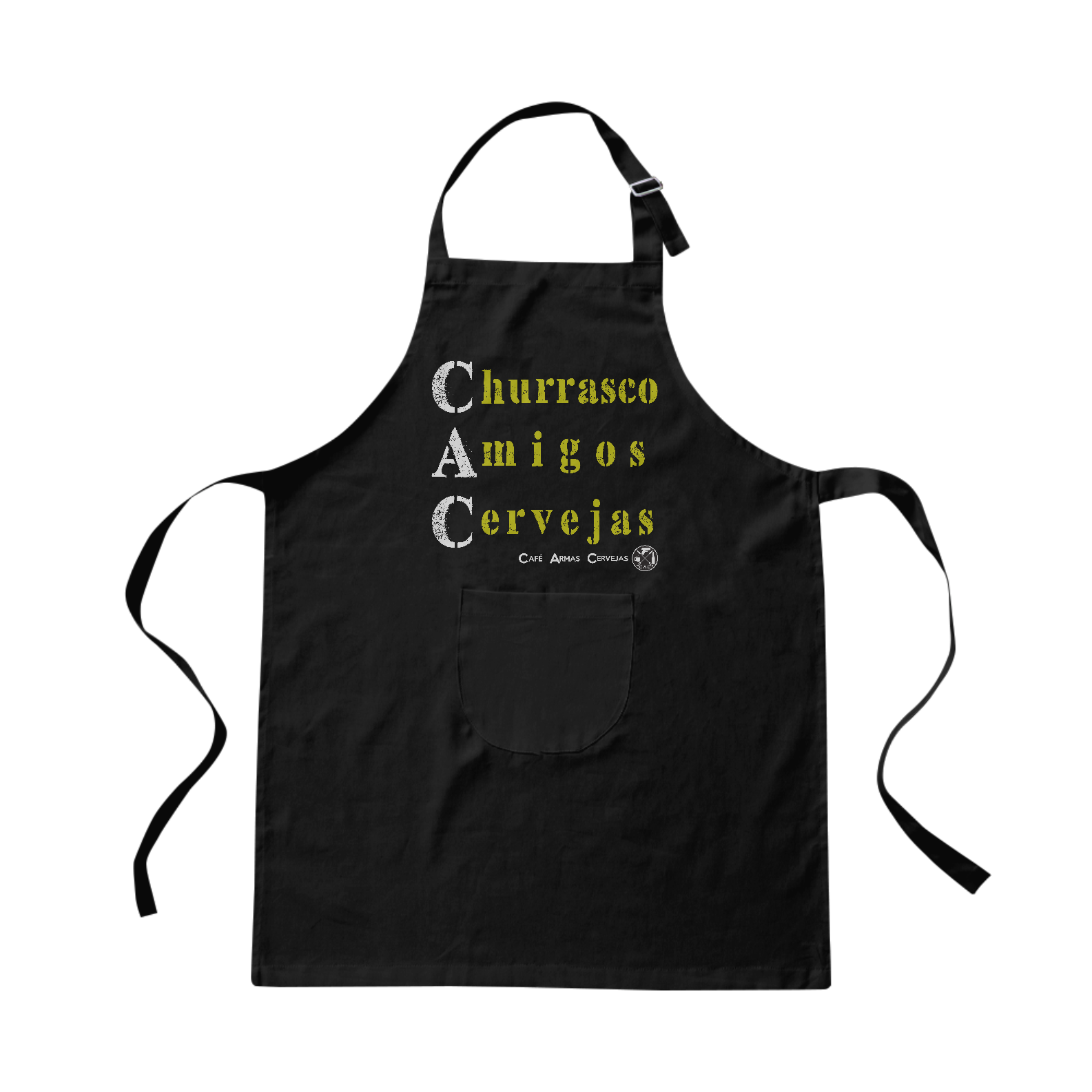 Avental CAC Churrasco amigos cerveja