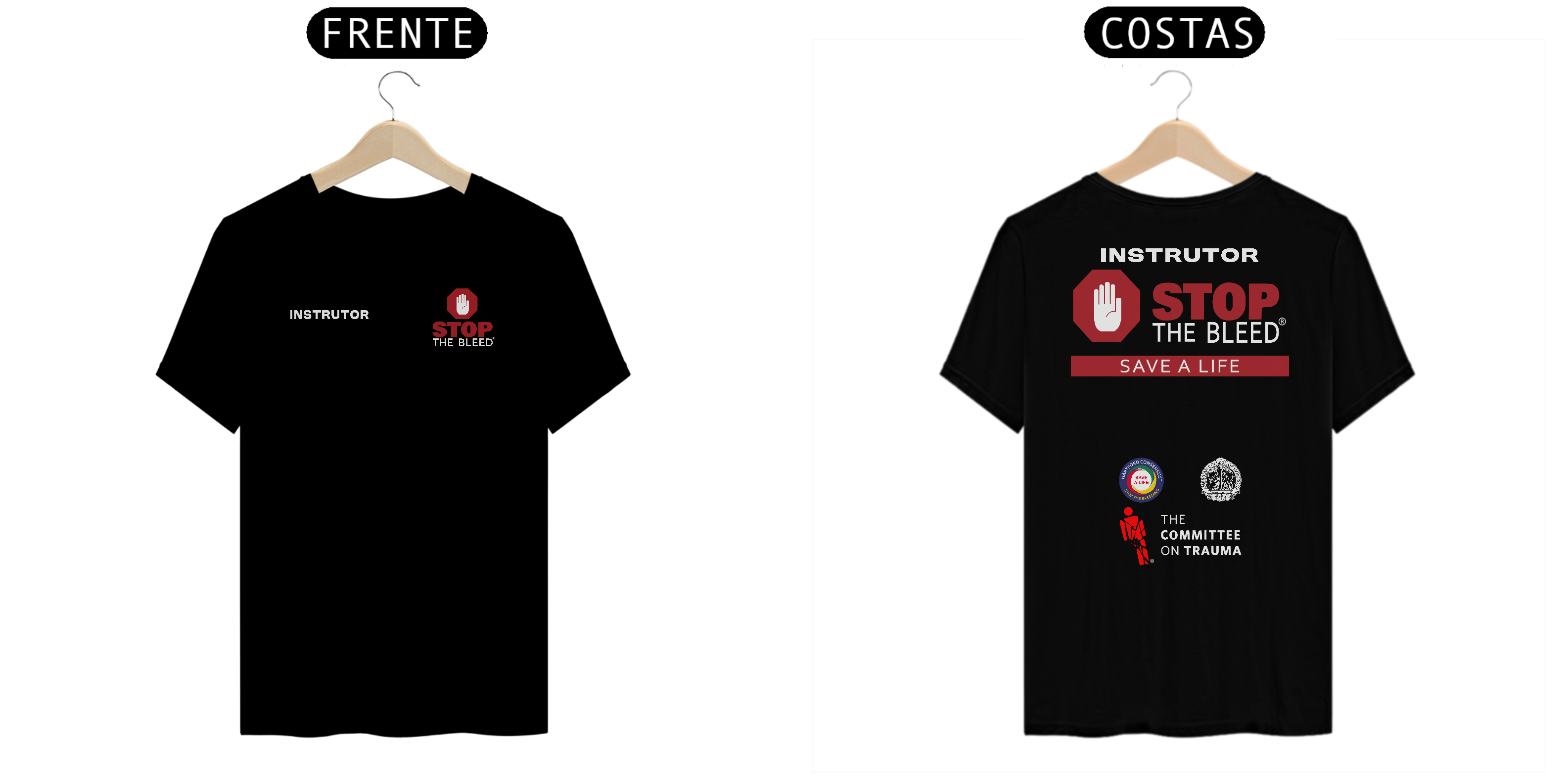 Nome do produto: Instrutor Stop The Bleed coloridas 100% Algodão Premium