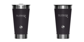 Copo Térmico Preto Pai Atirador Papo de Atirador