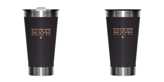 Copo Térmico Diga com quem Atiras BoyShooterBrasil