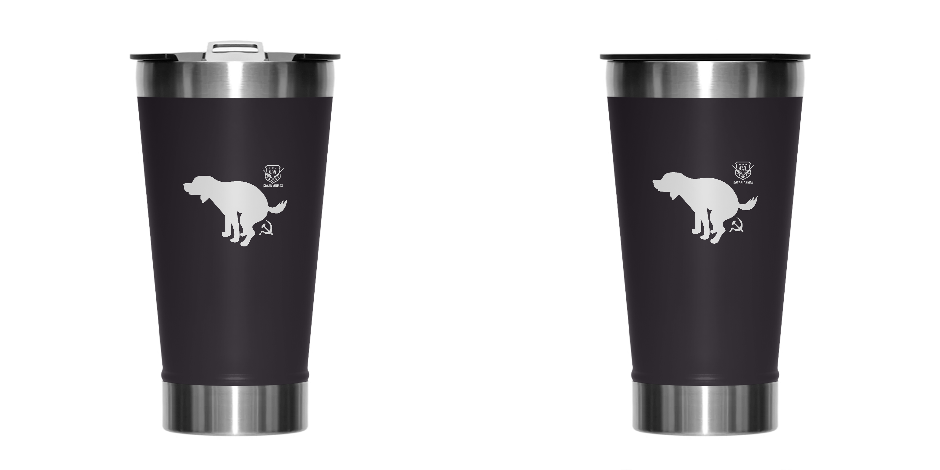 Copo Térmico Doguinho Anti Cayan Armas