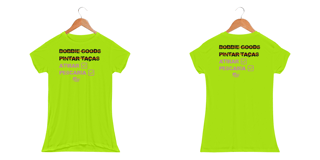 Checklist Brenda Provesi Pólvora com Blush Light Camiseta Dry Fit Baby Look