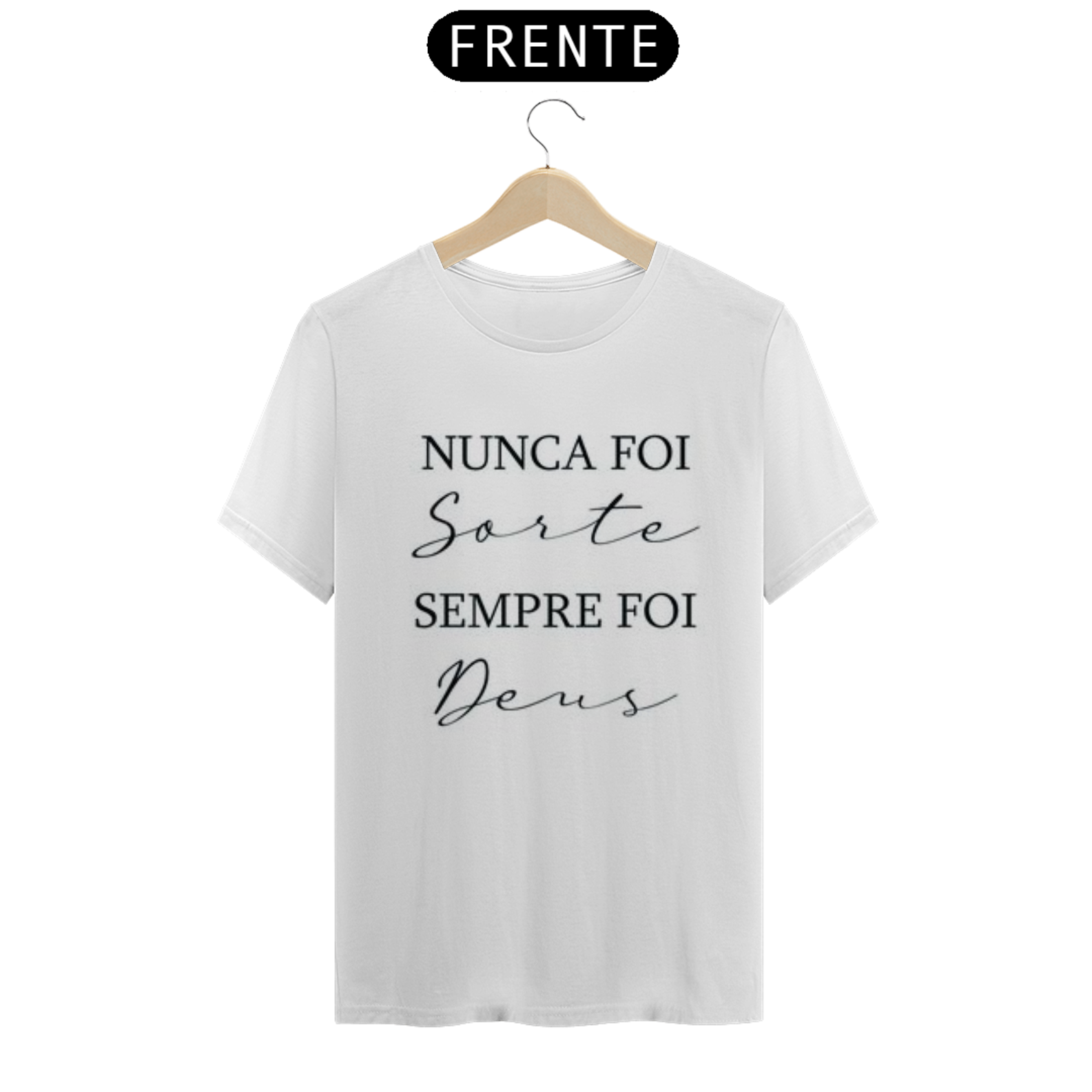 Nome do produto: Nunca foi sorte, sempre foi Deus