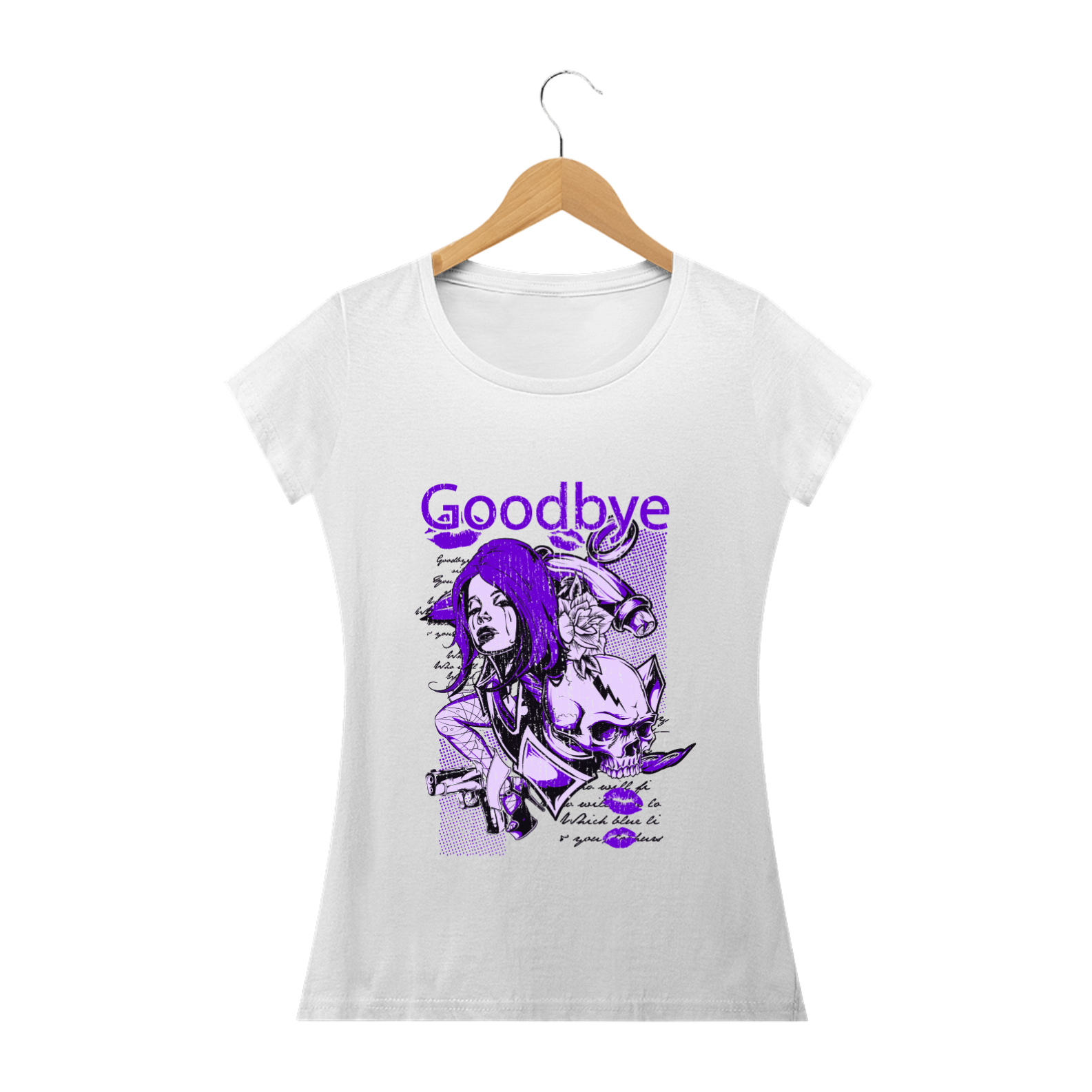 Nome do produto: Camiseta Feminina Good Bye 