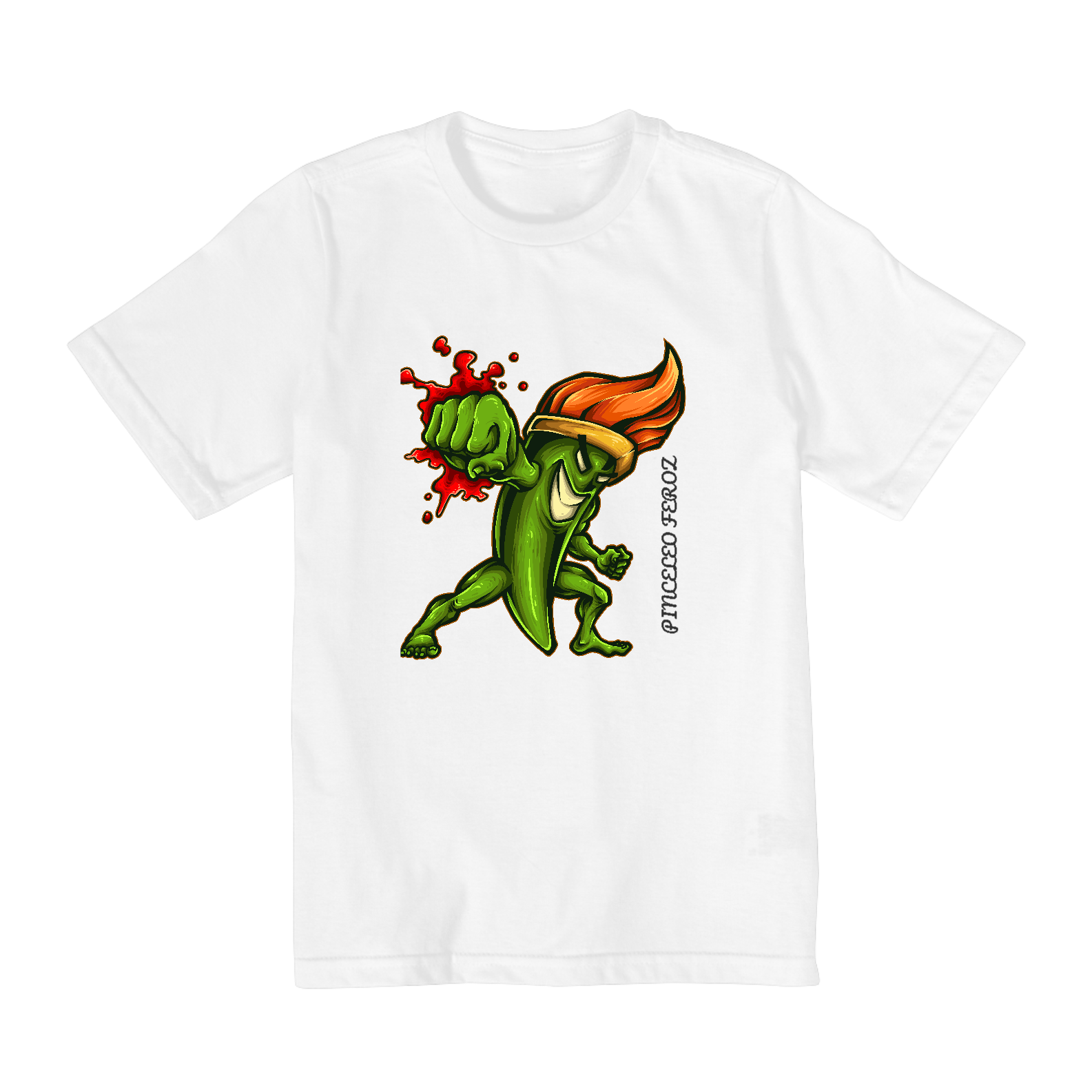 Nome do produto: Camiseta Infantil Pinceleo Feroz