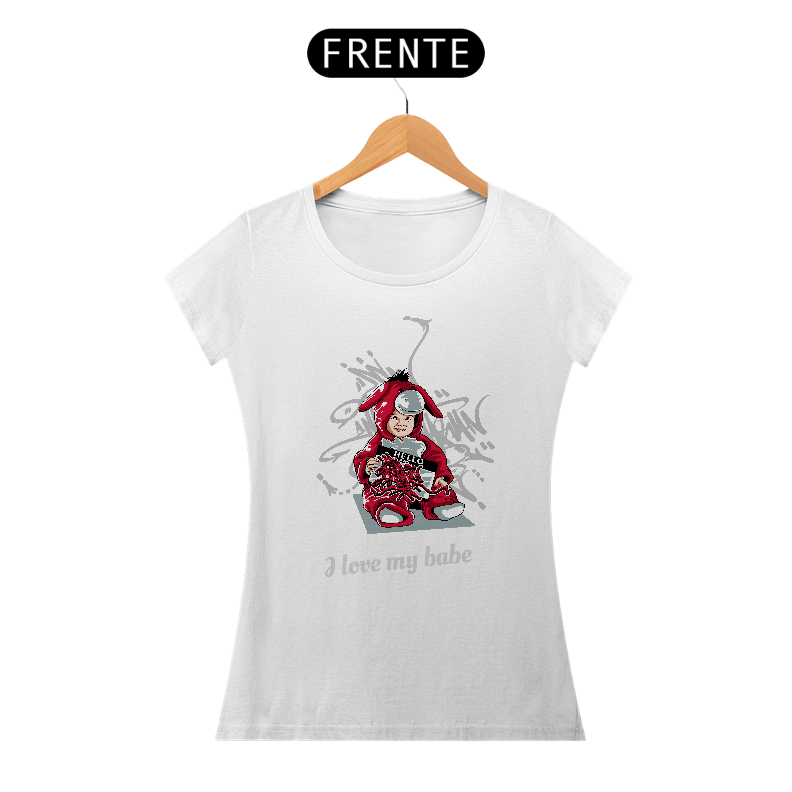 Nome do produto: Camiseta Feminina My bebe