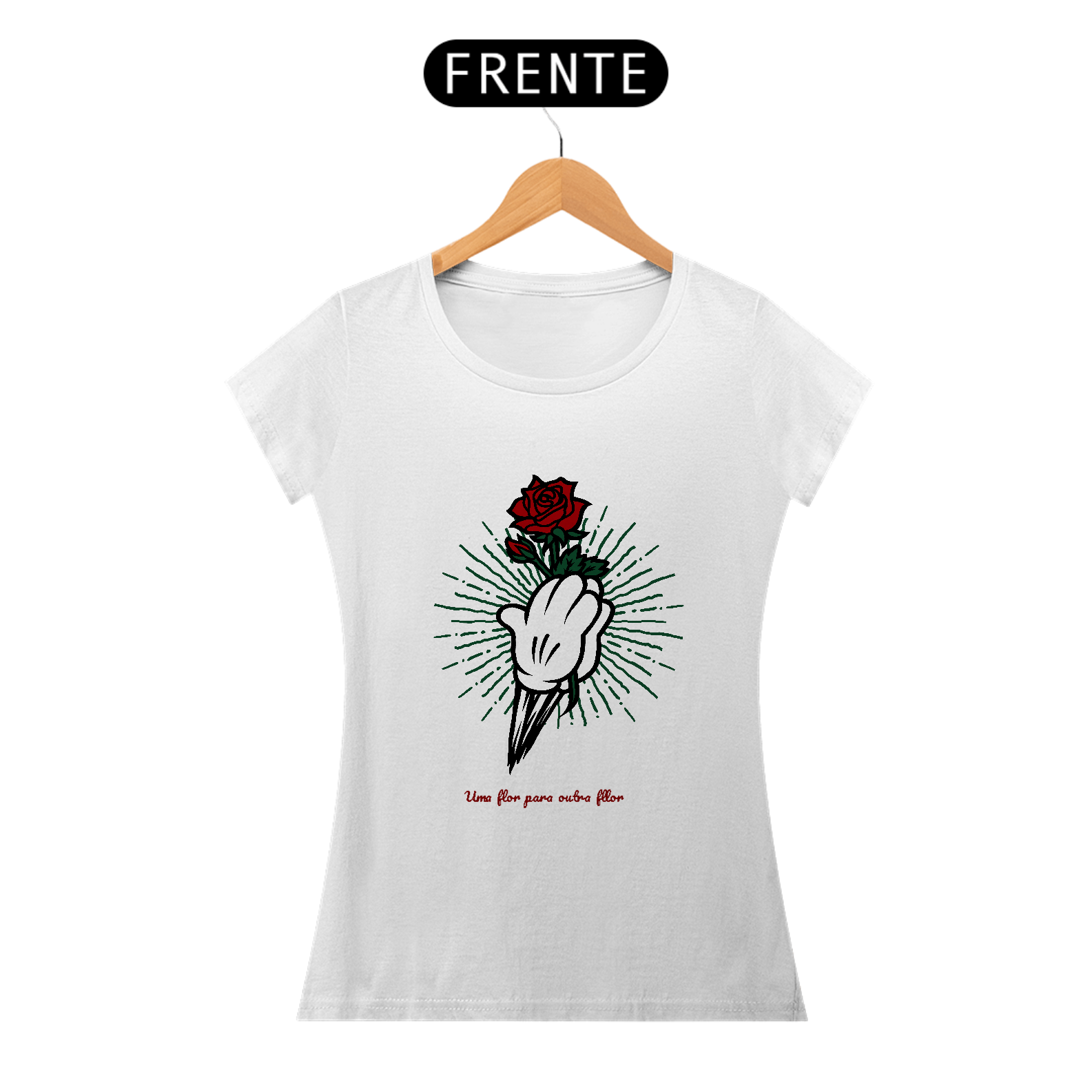 Nome do produto: Camiseta Uma Flor Para outra Flor 
