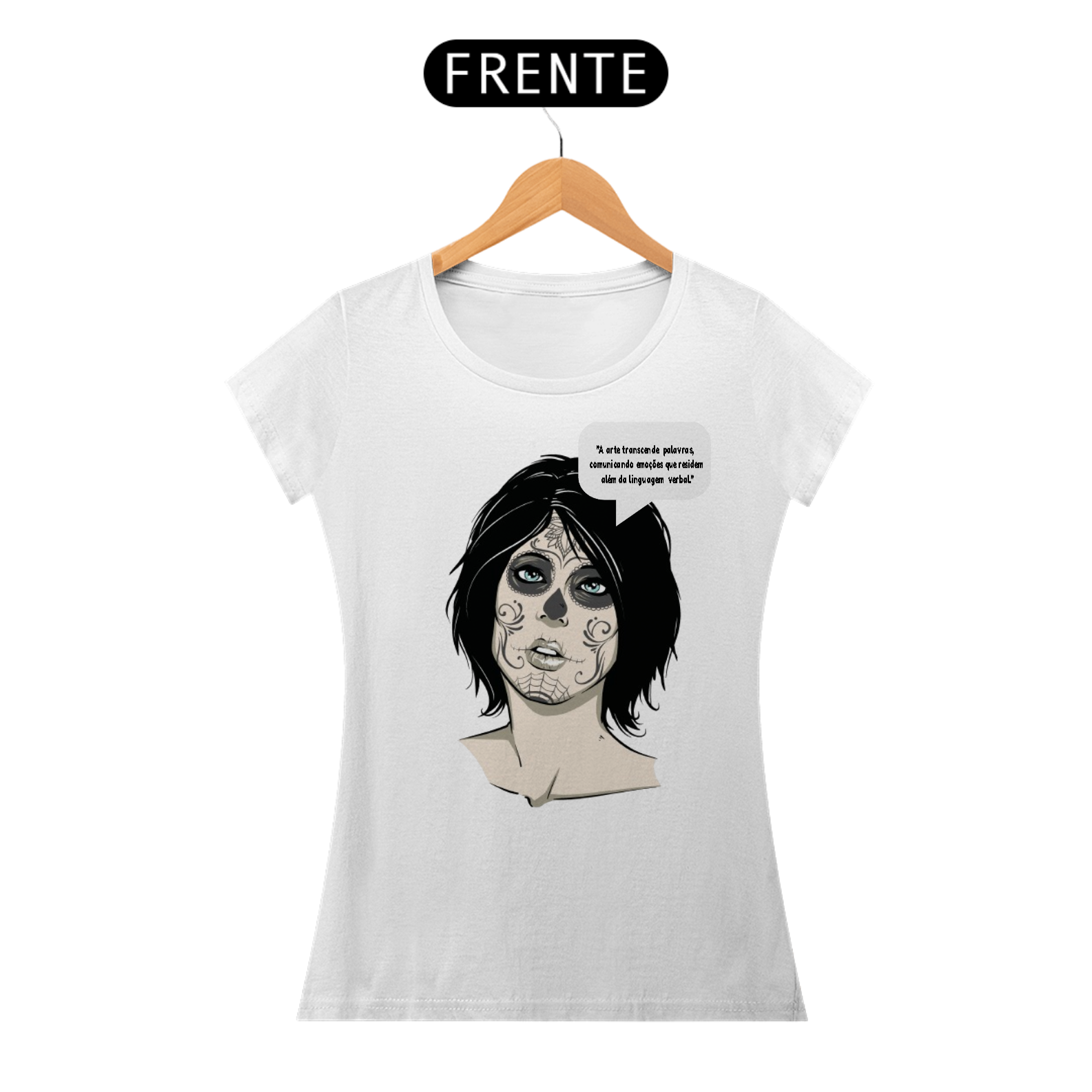 Nome do produto: Camiseta Feminina Art M