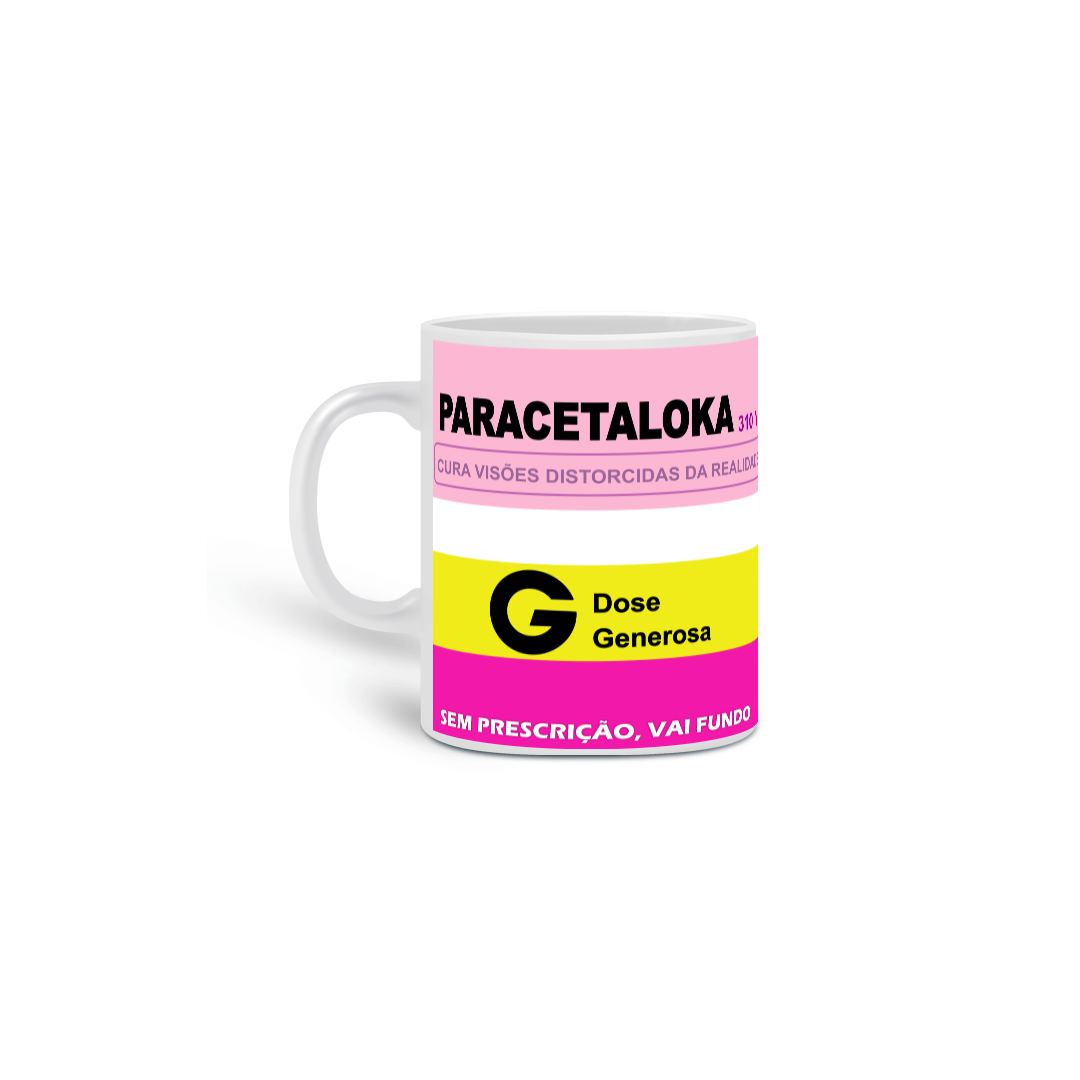 Nome do produto: Caneca Paracetaloka 
