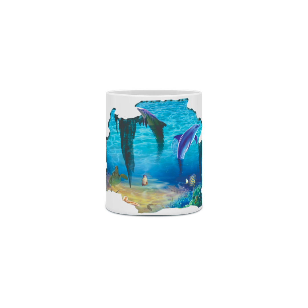 Nome do produto: Caneca 3d Fundo do Mar