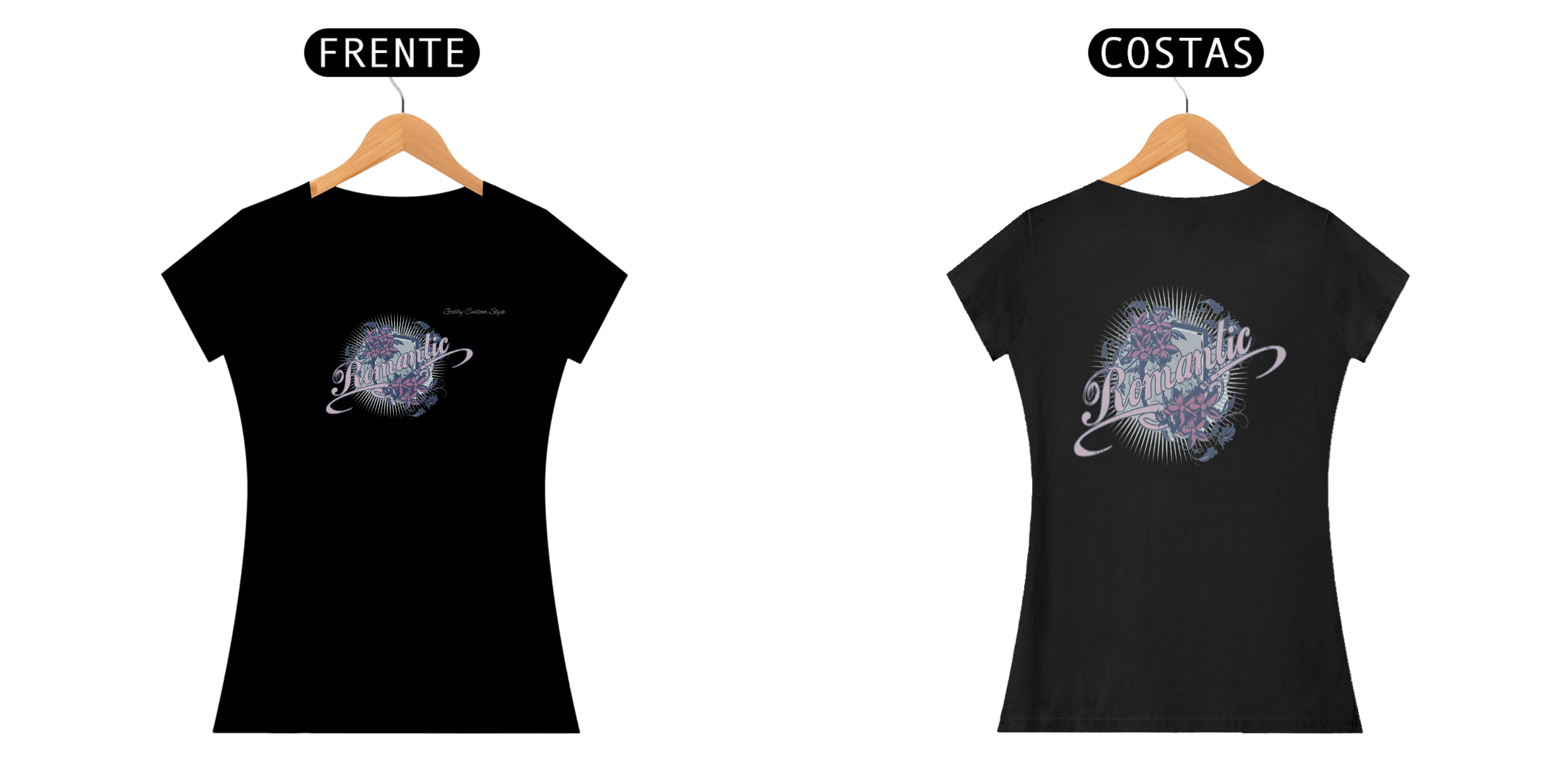 Nome do produto: Camiseta Romântic Feminina 