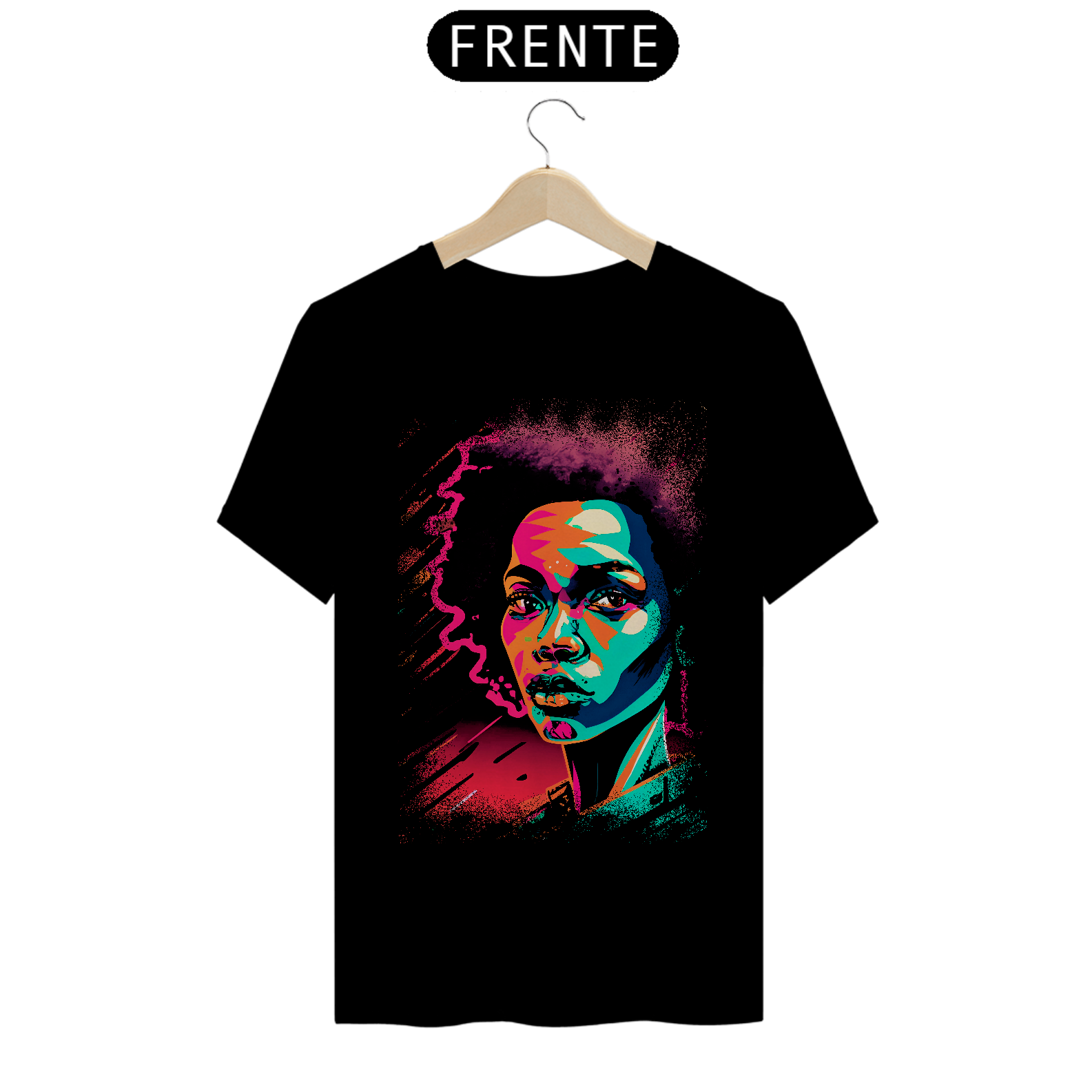 Camiseta woman afro
