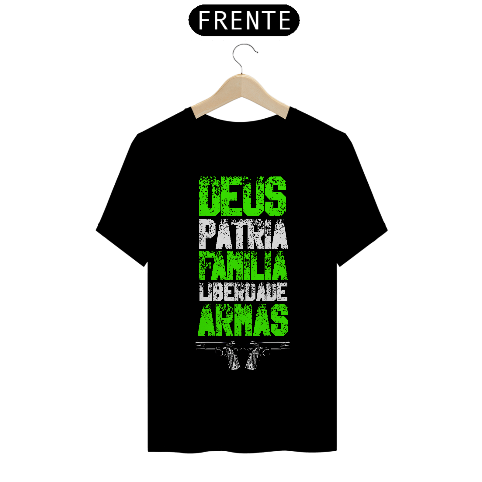 Nome do produto: Camisa Deus Patria Familia Liberdade